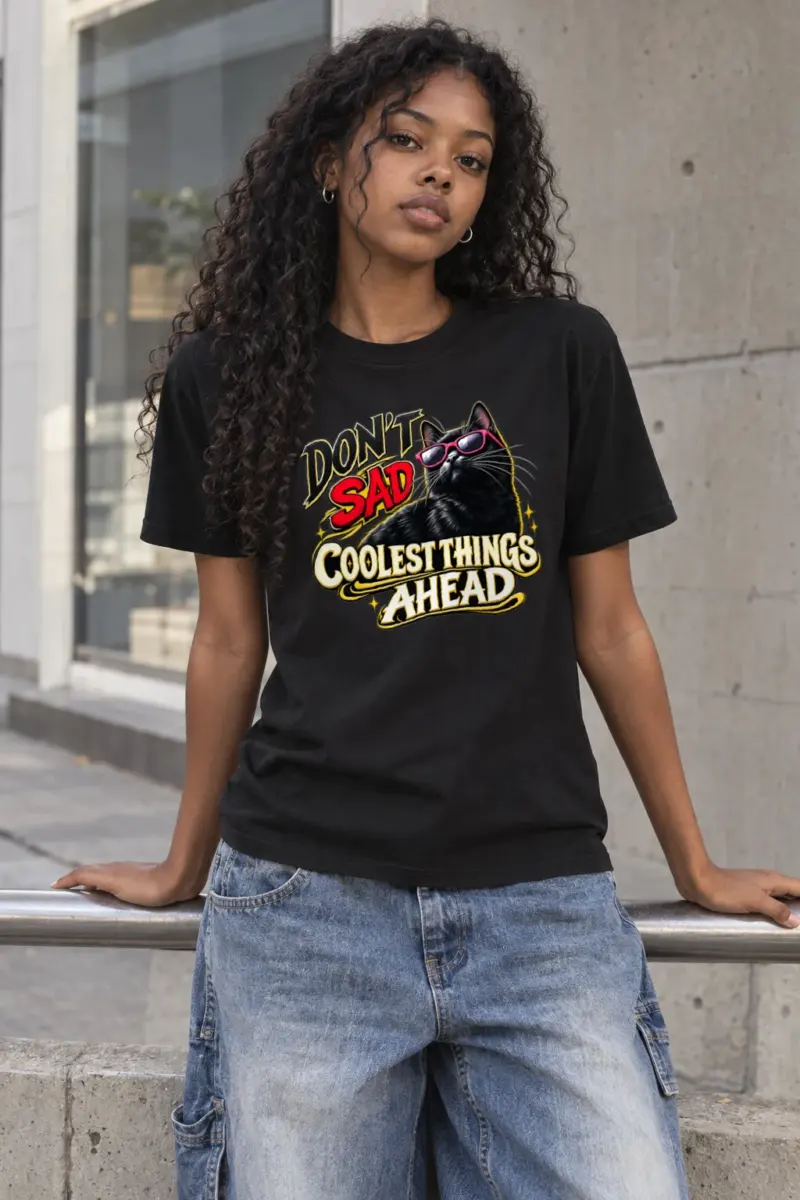 "Coolest Things Ahead" Heavyweight Unisex Crewneck T-shirt