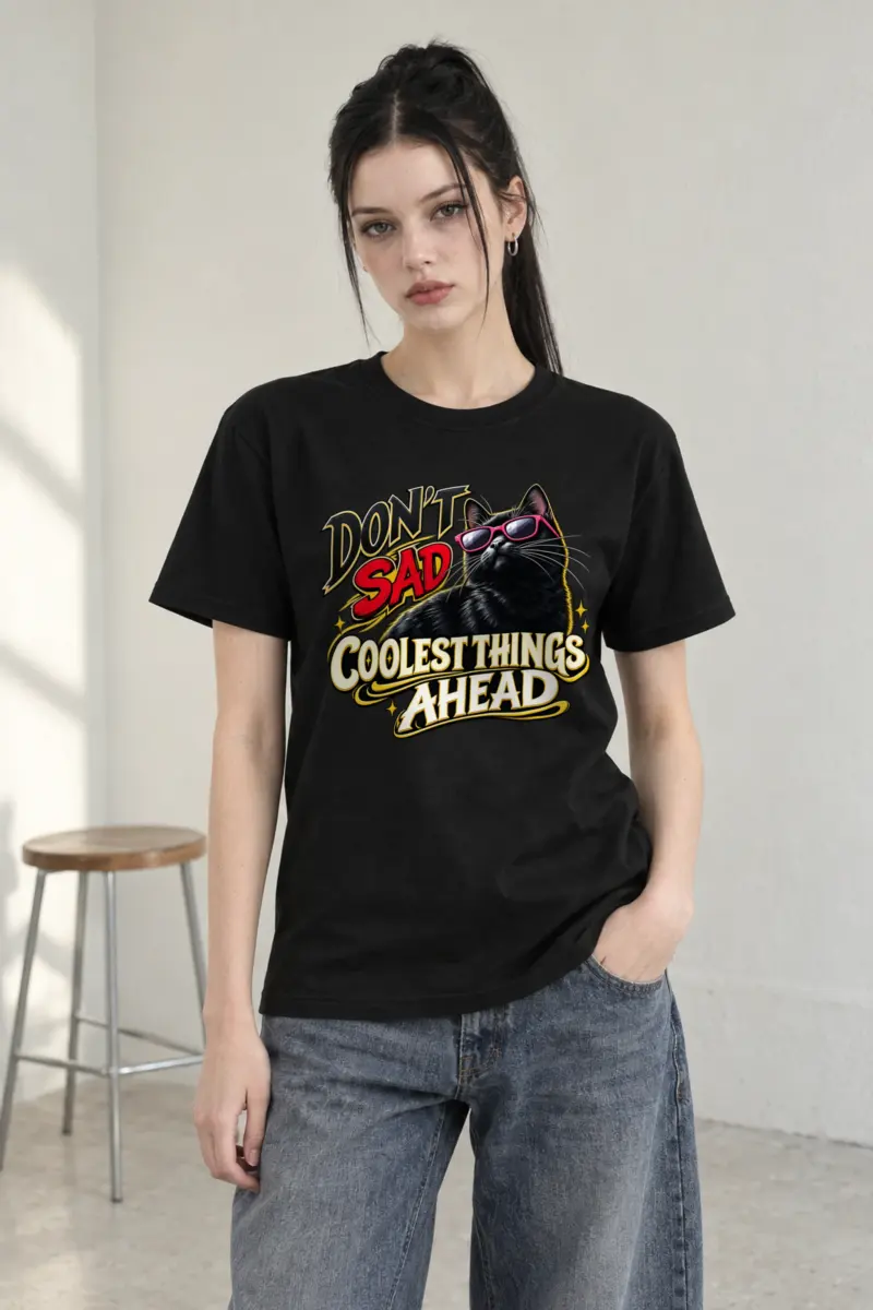 "Coolest Things Ahead" Heavyweight Unisex Crewneck T-shirt