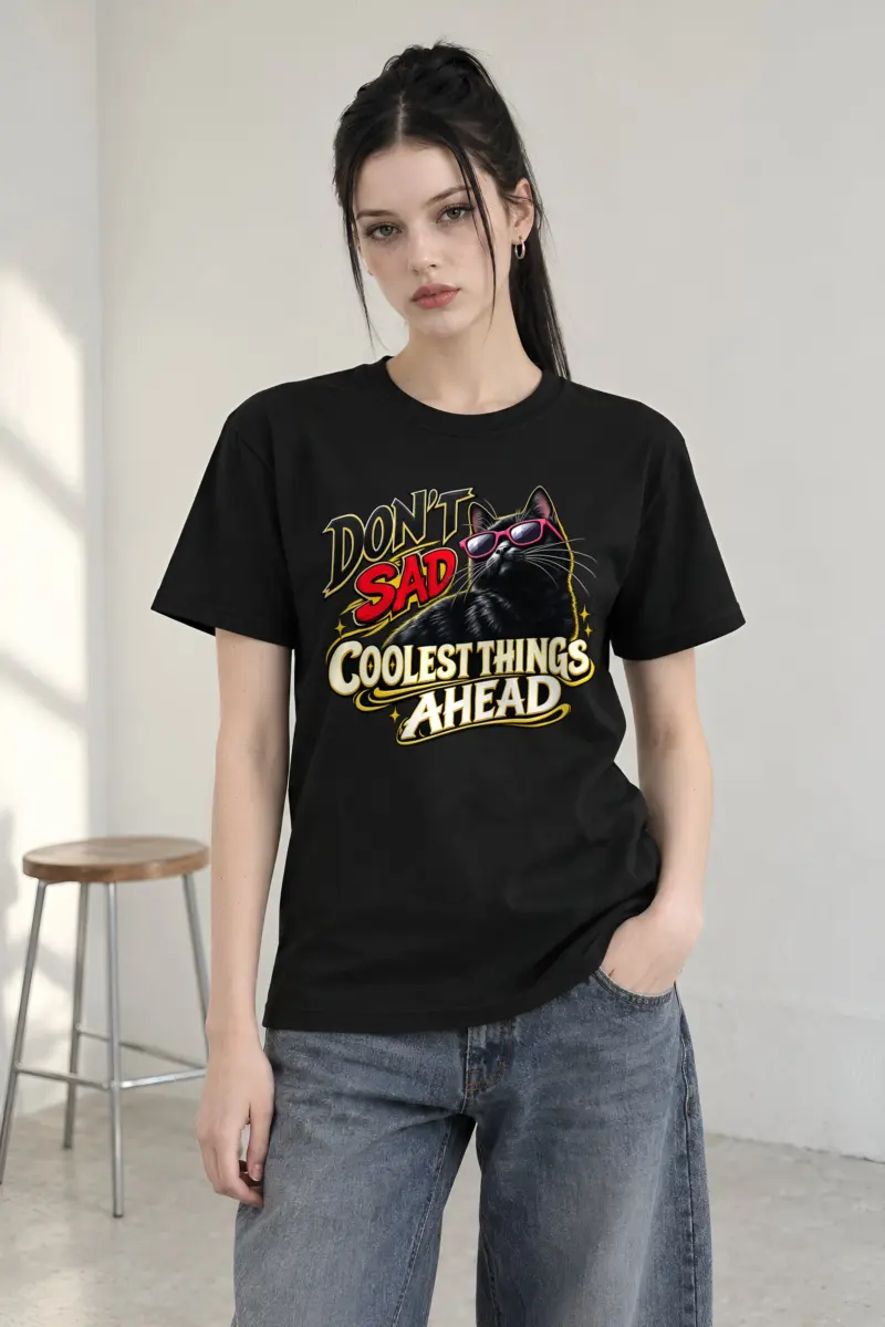 "Coolest Things Ahead" Heavyweight Unisex Crewneck T-shirt