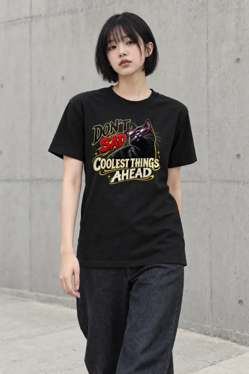 "Coolest Things Ahead" Heavyweight Unisex Crewneck T-shirt