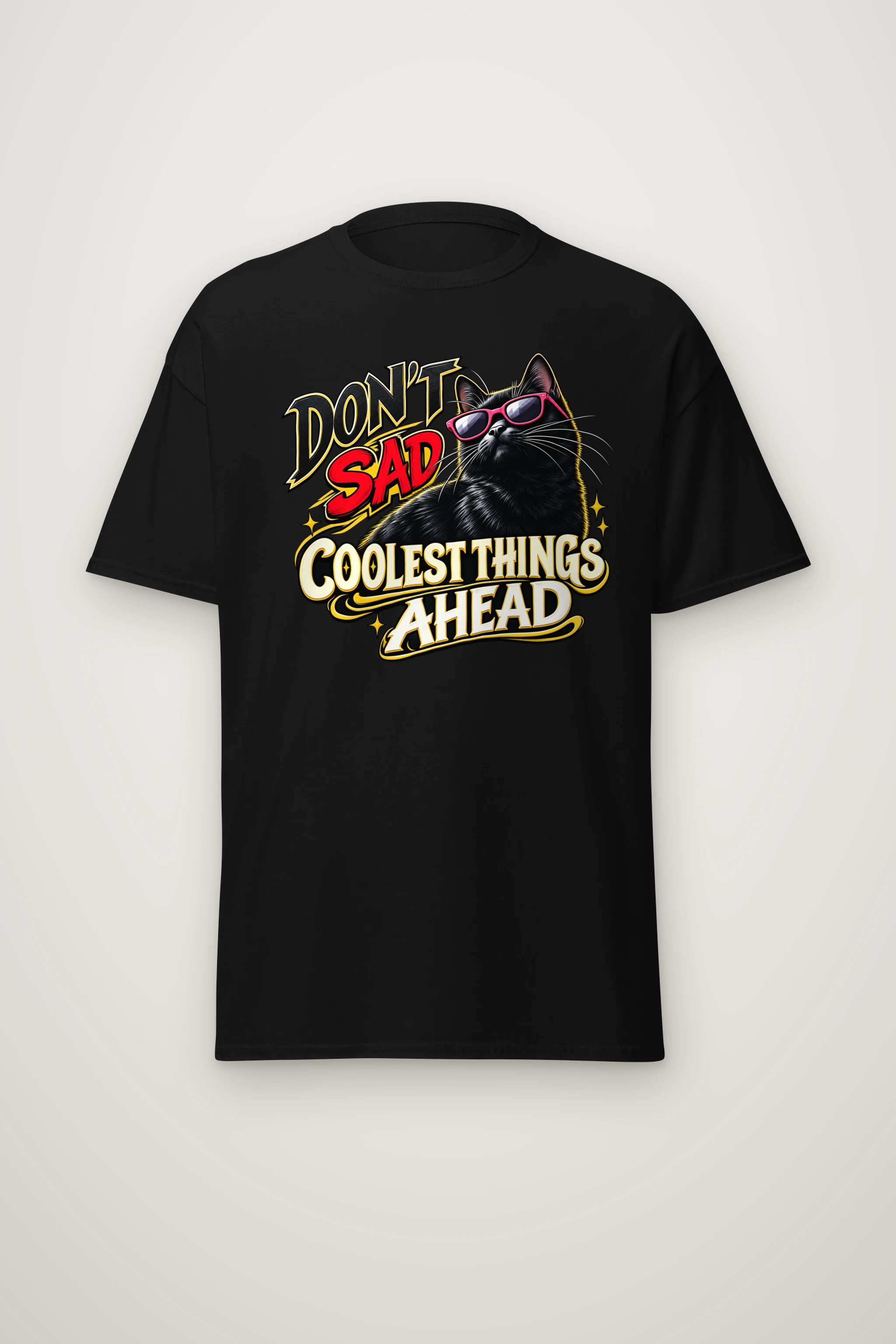 "Coolest Things Ahead" Heavyweight Unisex Crewneck T-shirt