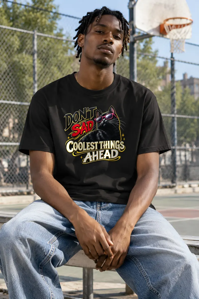 "Coolest Things Ahead" Heavyweight Unisex Crewneck T-shirt