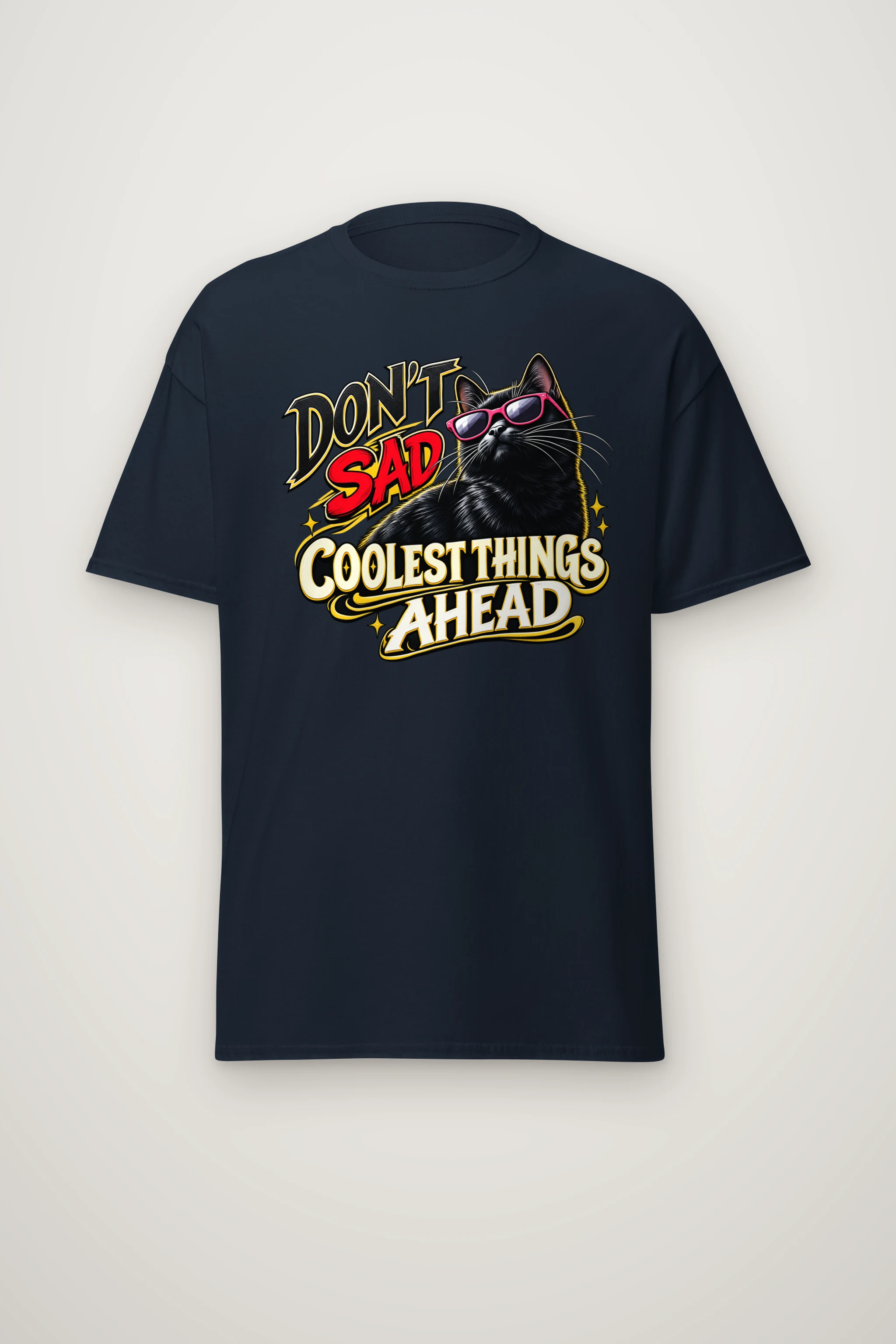 "Coolest Things Ahead" Heavyweight Unisex Crewneck T-shirt