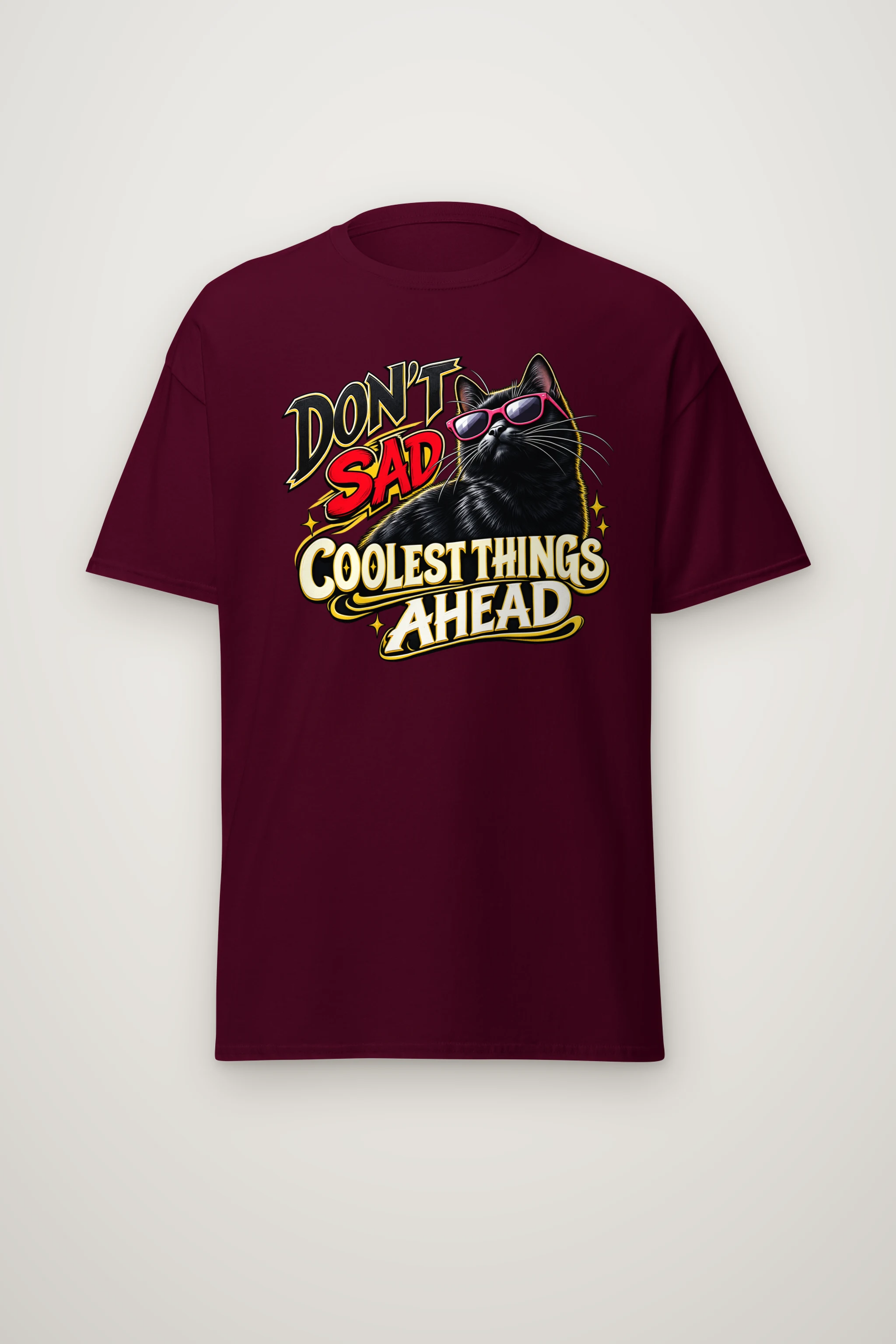 "Coolest Things Ahead" Heavyweight Unisex Crewneck T-shirt