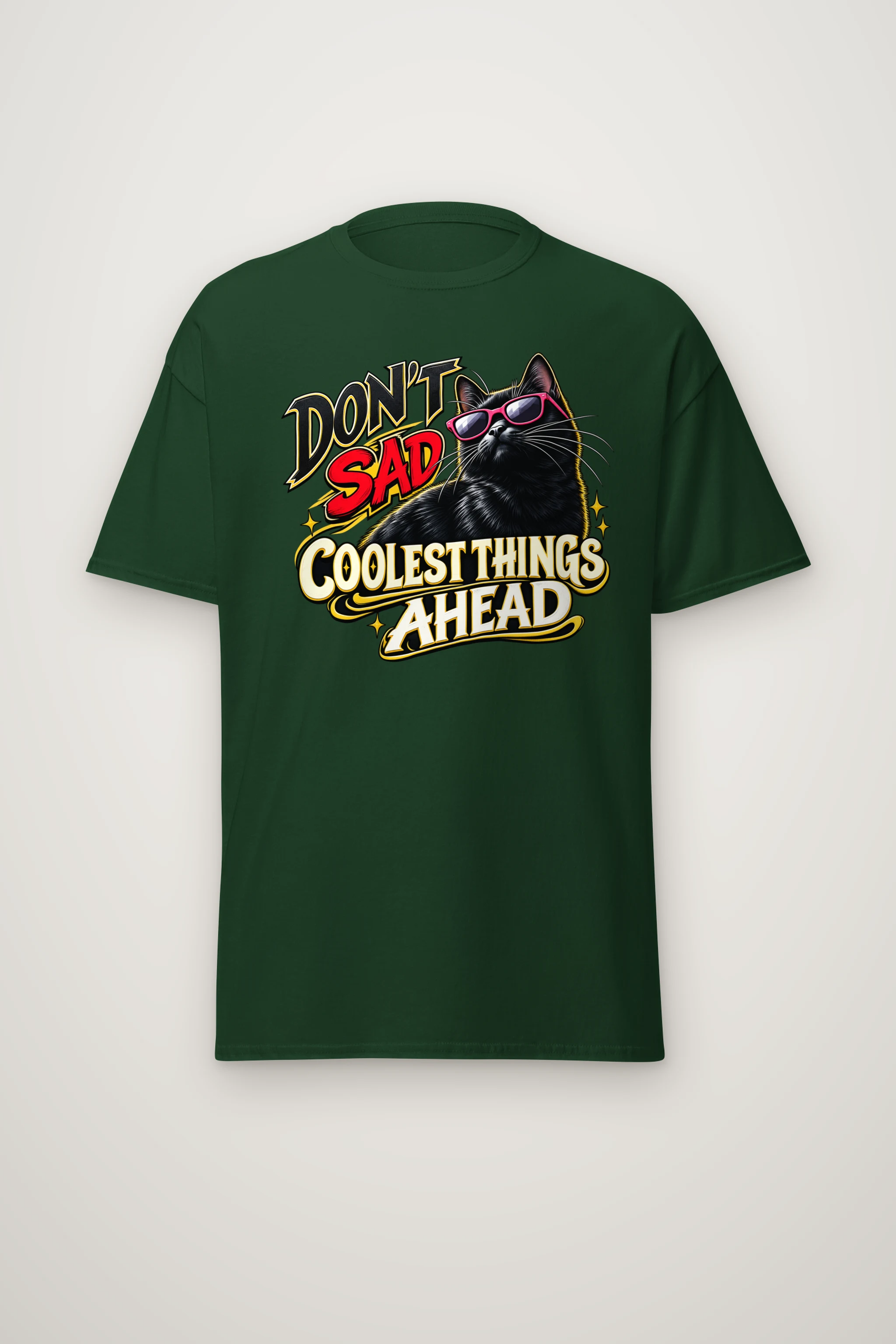 "Coolest Things Ahead" Heavyweight Unisex Crewneck T-shirt