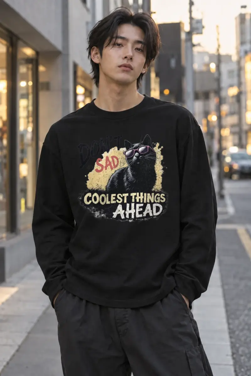 “Coolest Things Ahead” Unisex Longsleeve T-shirt | Gildan 2400