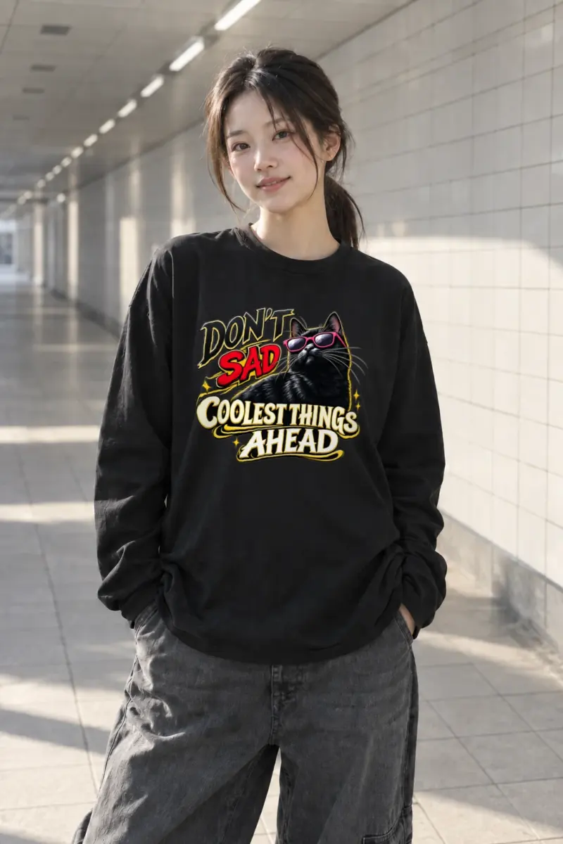 "Coolest Things Ahead" Unisex Longsleeve T-shirt | Gildan 2400