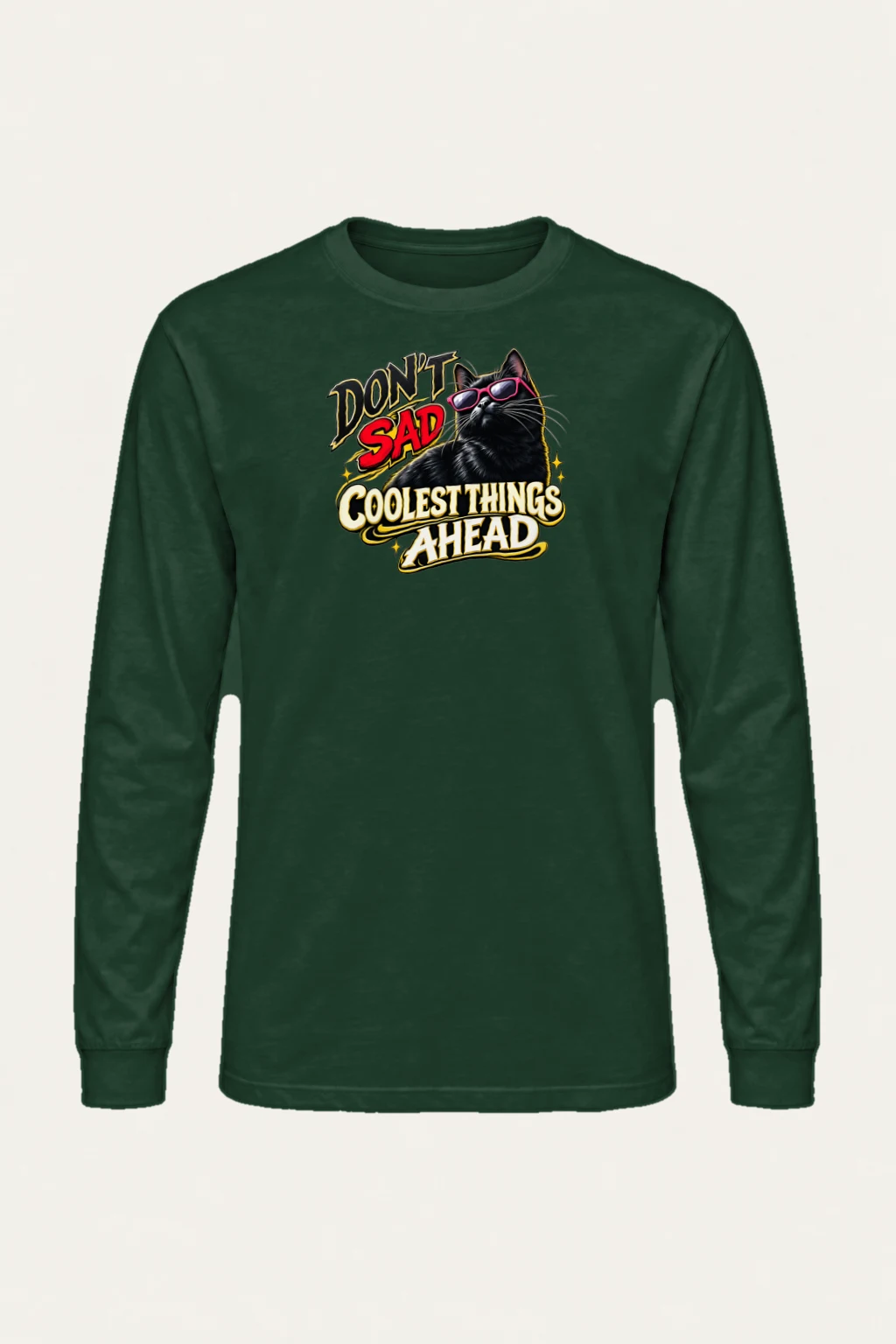"Coolest Things Ahead" Unisex Longsleeve T-shirt | Gildan 2400