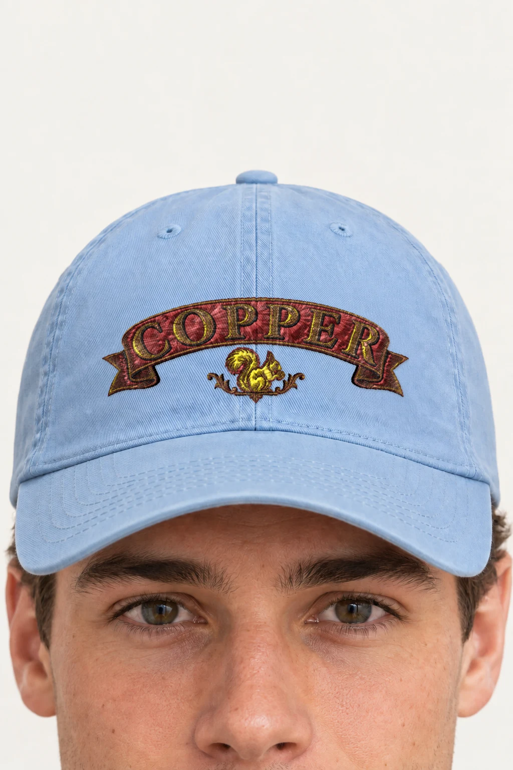 "Copper Squirrel" Classic Dad Hat · Embroidered | Yupoong 6245CM