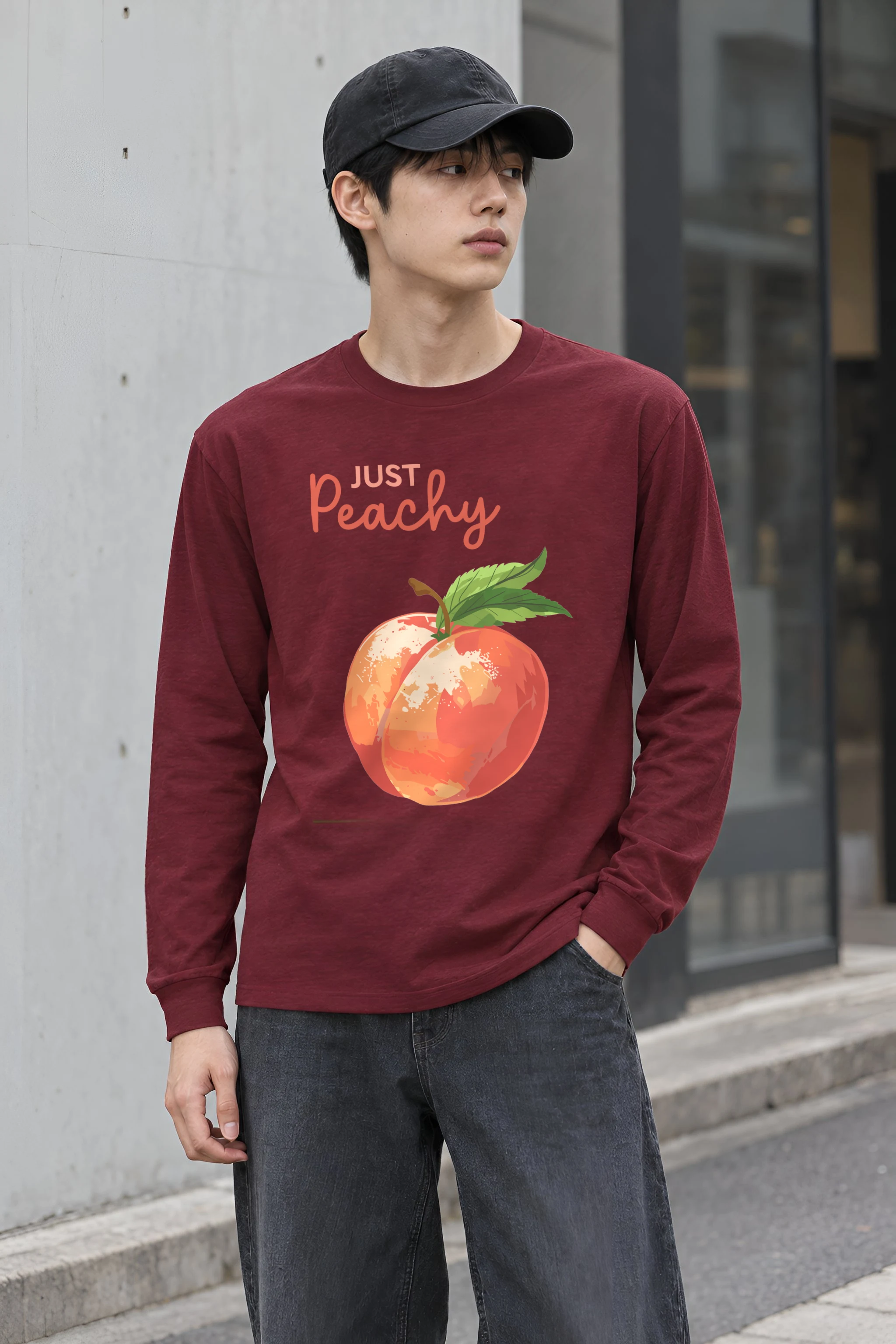 "Coral Orchard" Unisex Longsleeve T-shirt