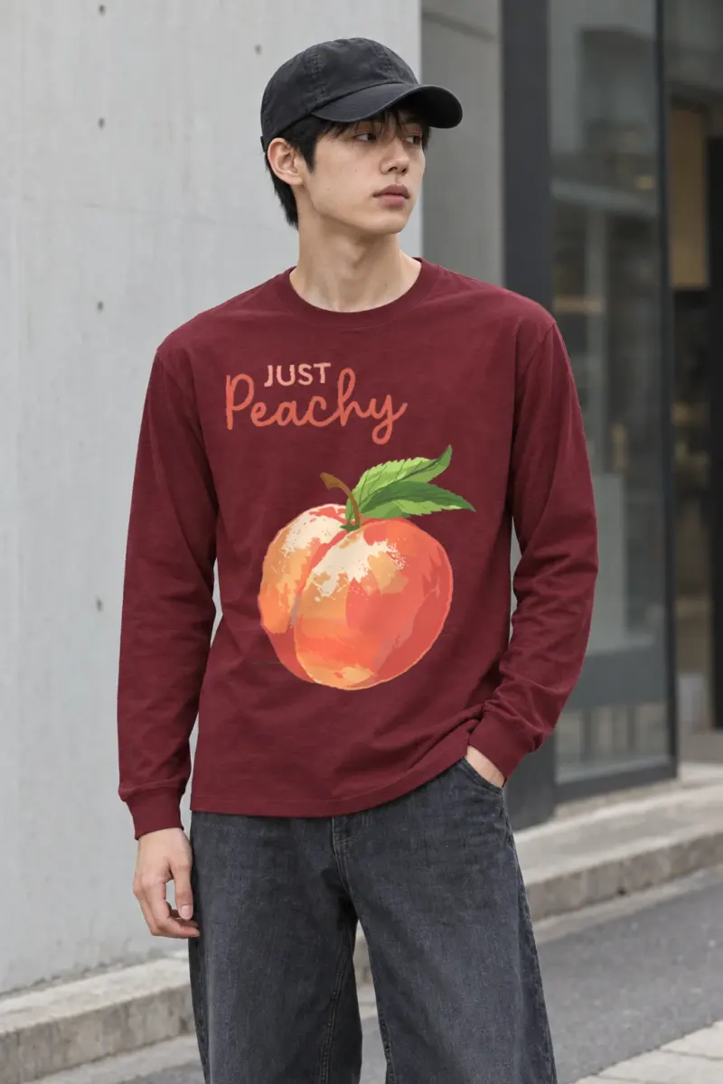 "Coral Orchard" Unisex Longsleeve T-shirt | Gildan 2400