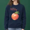 "Coral Peach Bloom" Heavy Blend Unisex Crewneck Sweatshirt
