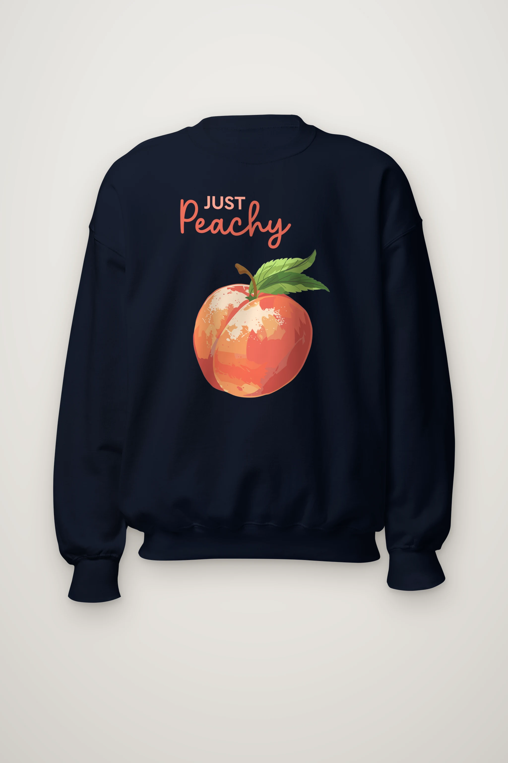 "Coral Peach Bloom" Heavy Blend Unisex Crewneck Sweatshirt