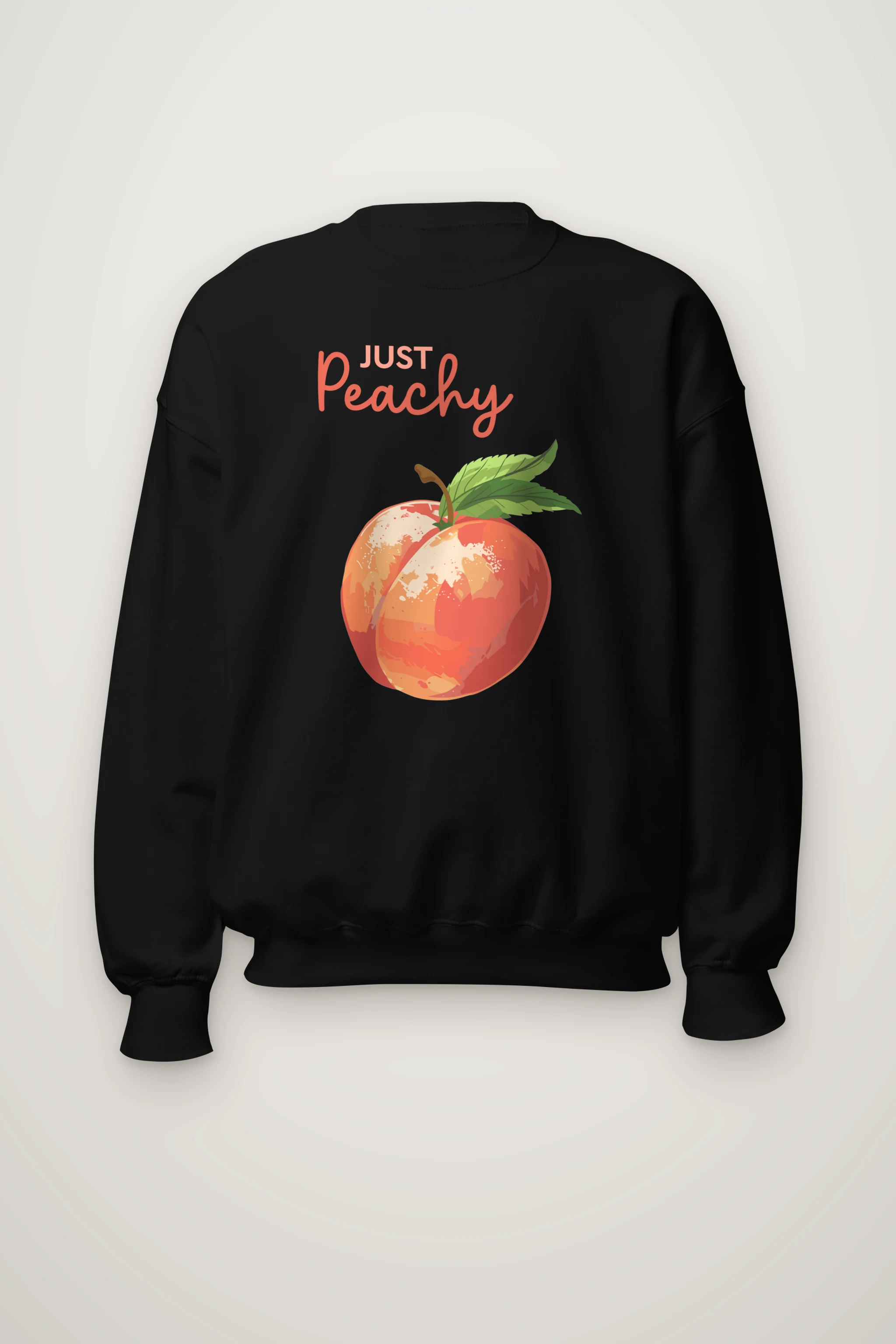 "Coral Peach Bloom" Heavy Blend Unisex Crewneck Sweatshirt
