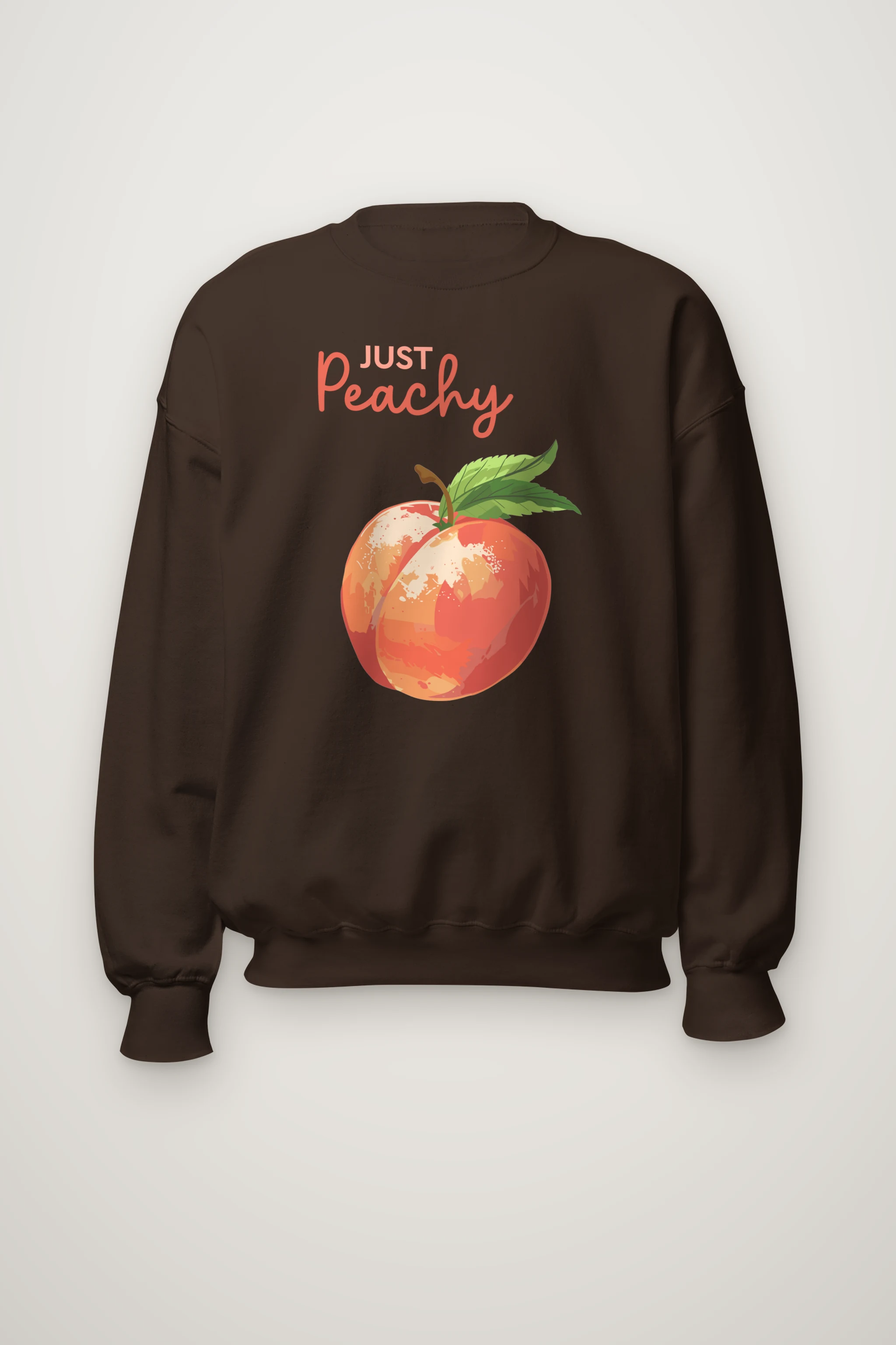 "Coral Peach Bloom" Heavy Blend Unisex Crewneck Sweatshirt