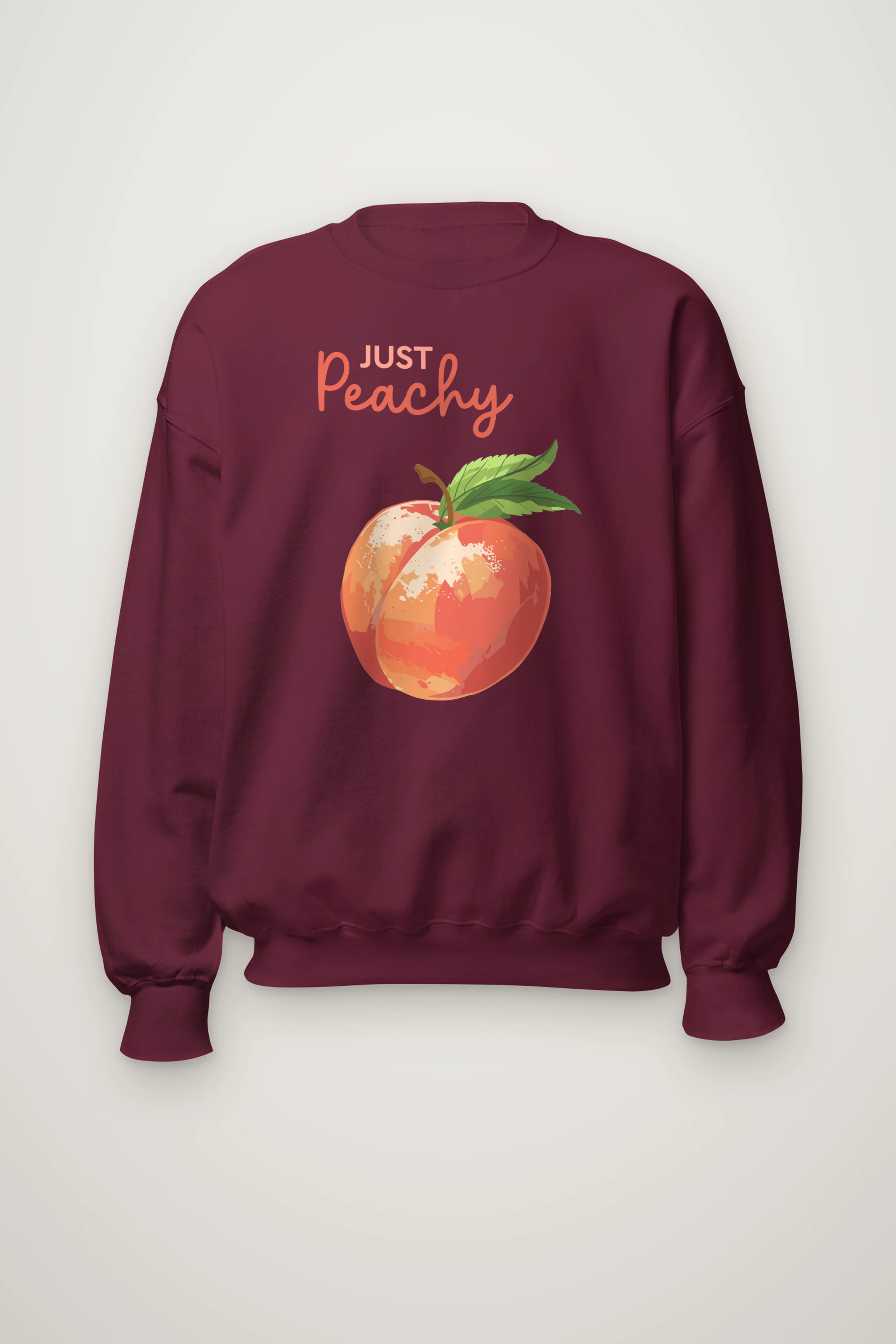 "Coral Peach Bloom" Heavy Blend Unisex Crewneck Sweatshirt