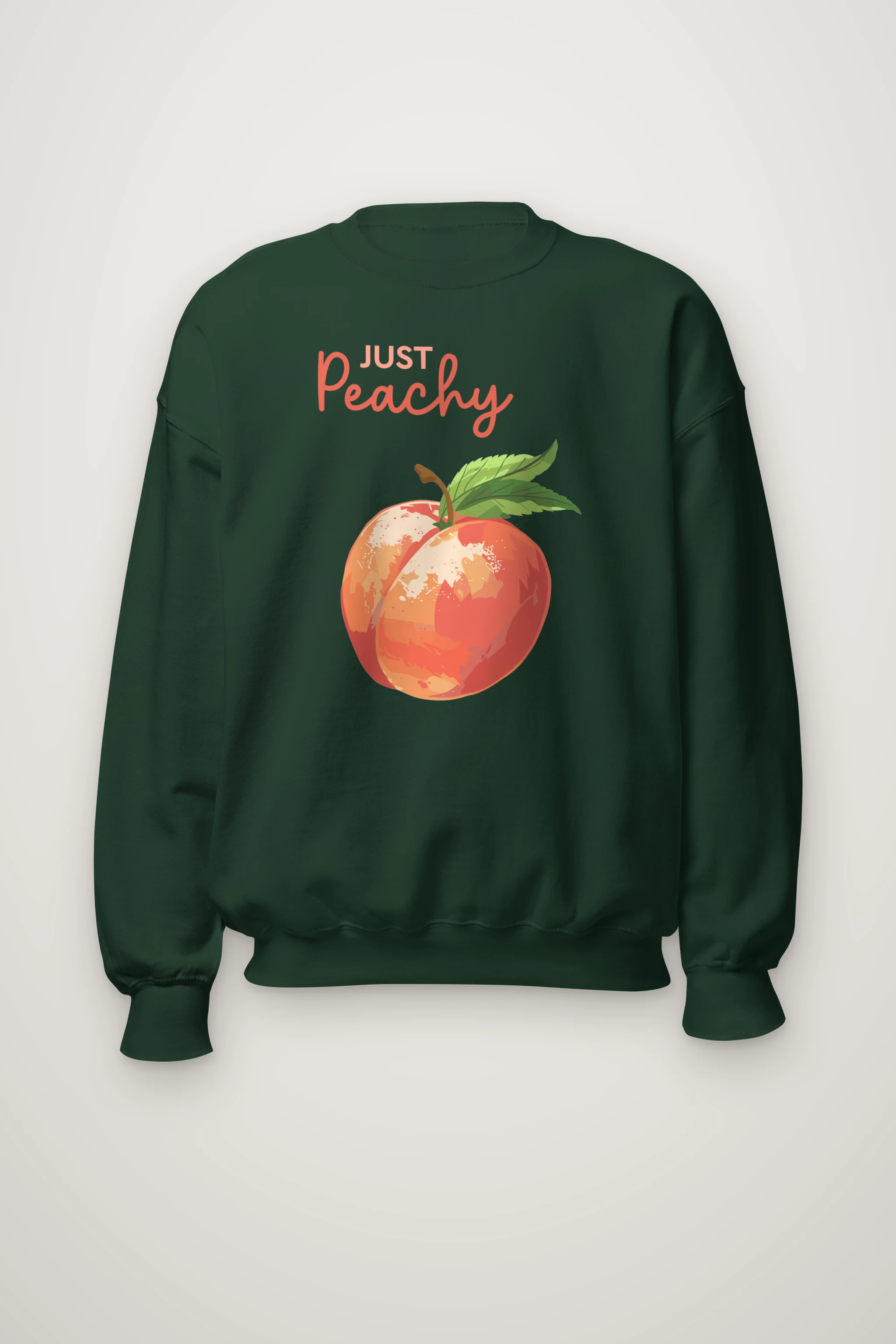"Coral Peach Bloom" Heavy Blend Unisex Crewneck Sweatshirt