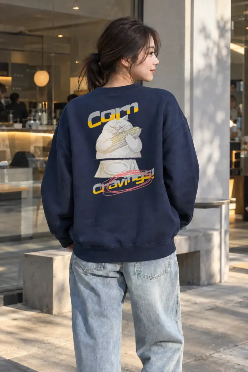 “Corn Craving” Heavy Blend Unisex Crewneck Sweatshirt | Gildan 18000