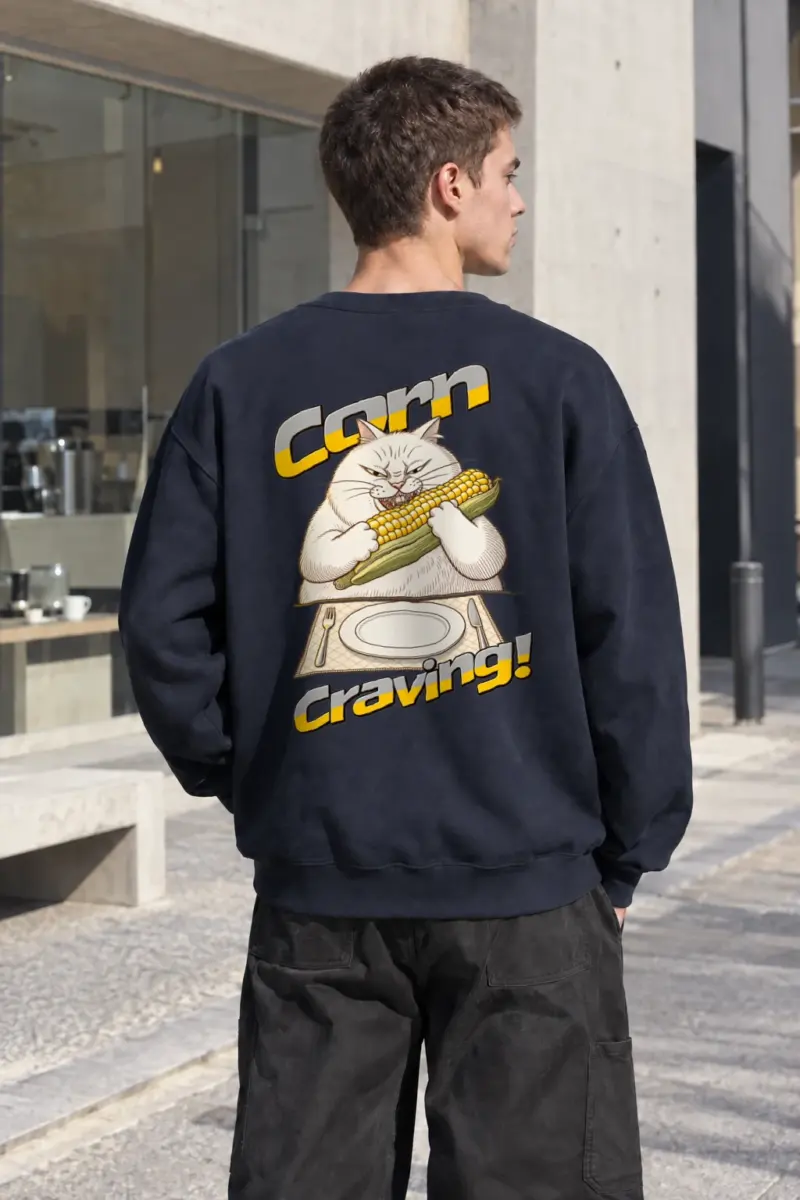 "Corn Craving" Heavy Blend Unisex Crewneck Sweatshirt | Gildan 18000