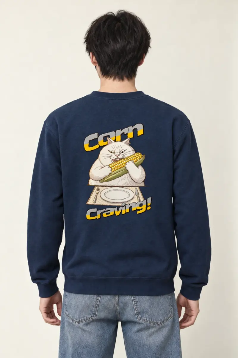 "Corn Craving" Heavy Blend Unisex Crewneck Sweatshirt