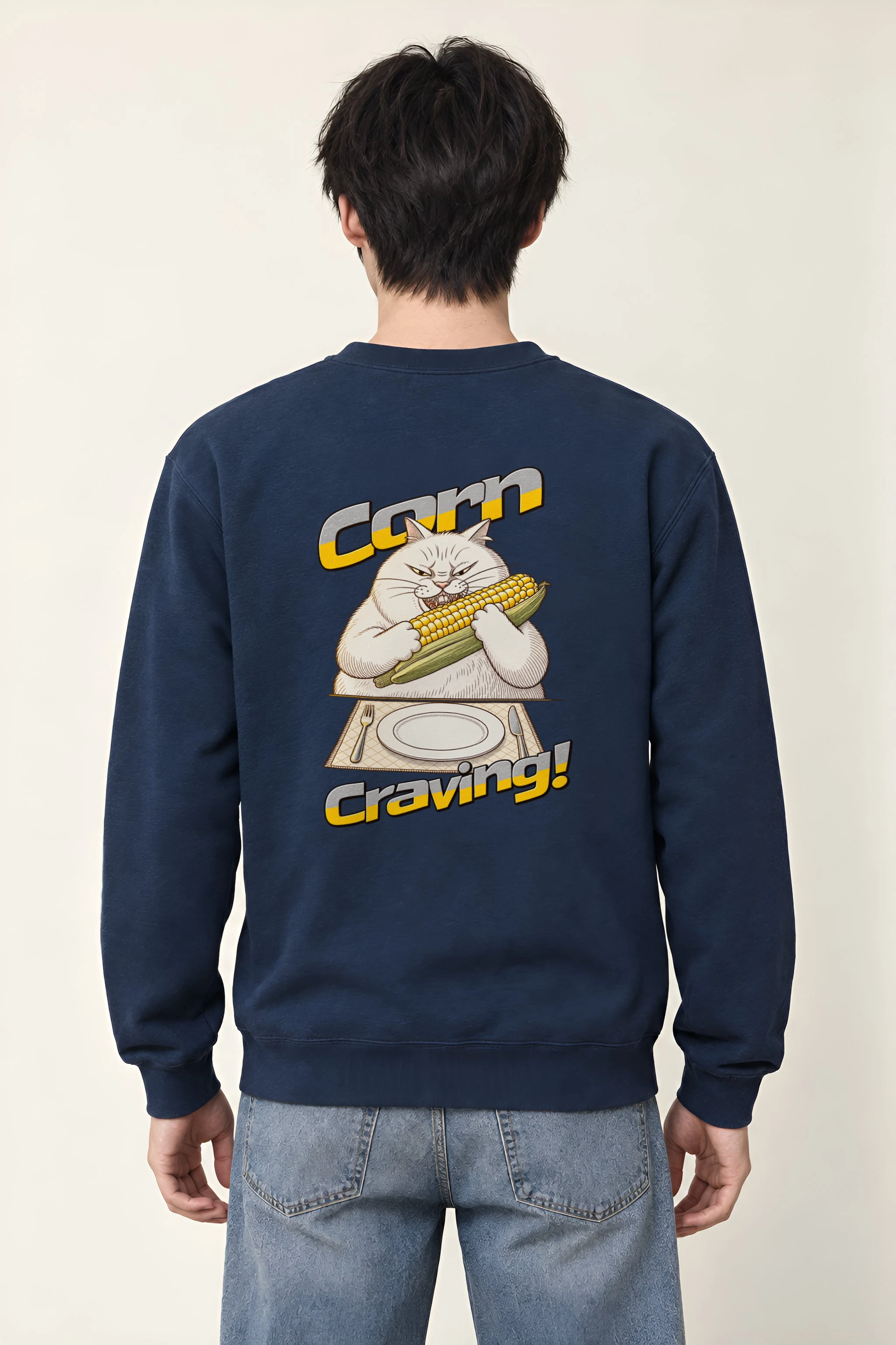 "Corn Craving" Heavy Blend Unisex Crewneck Sweatshirt