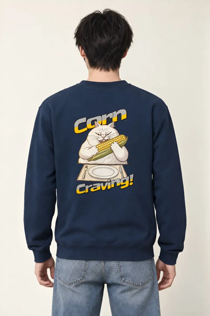 "Corn Craving" Heavy Blend Unisex Crewneck Sweatshirt