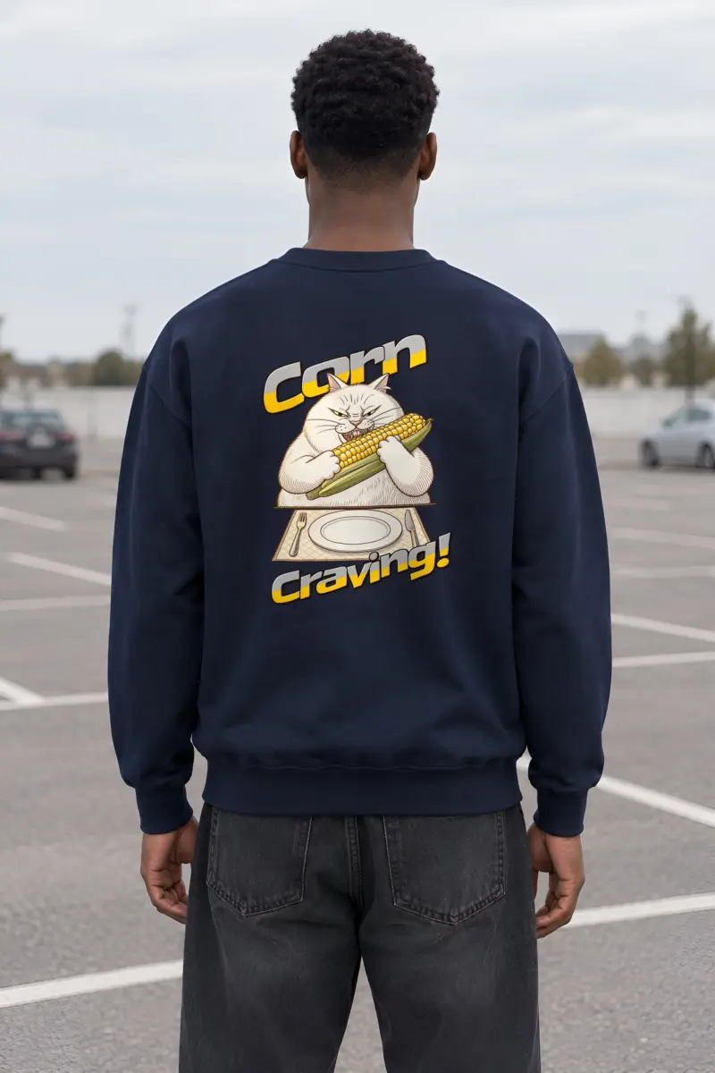 "Corn Craving" Heavy Blend Unisex Crewneck Sweatshirt