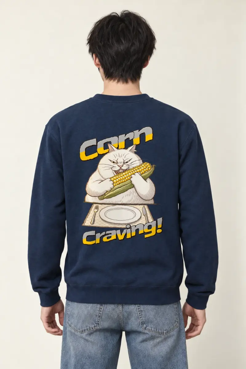 "Corn Craving" Heavy Blend Unisex Crewneck Sweatshirt