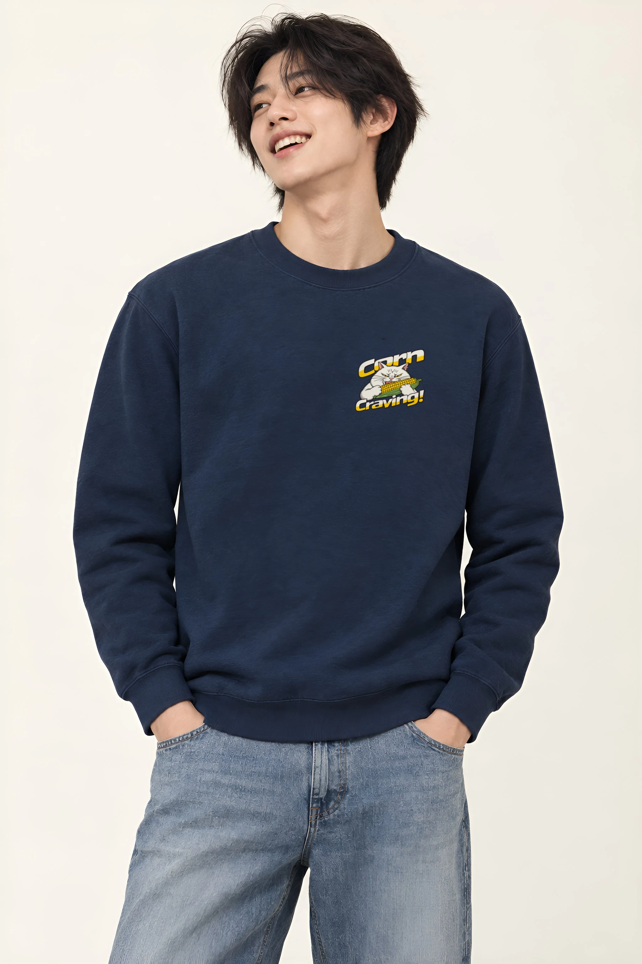 "Corn Craving" Heavy Blend Unisex Crewneck Sweatshirt