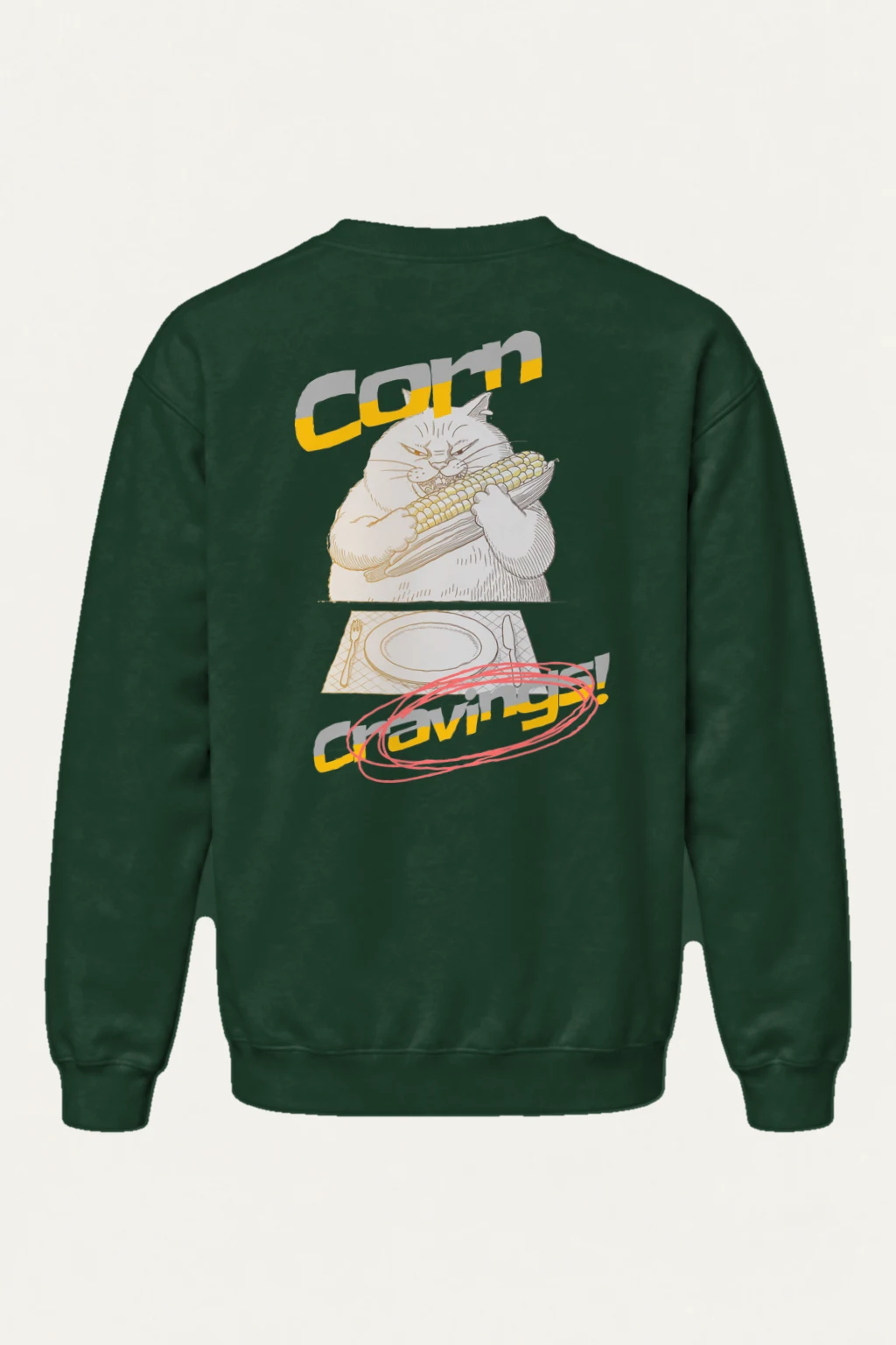 "Corn Craving" Heavy Blend Unisex Crewneck Sweatshirt | Gildan 18000