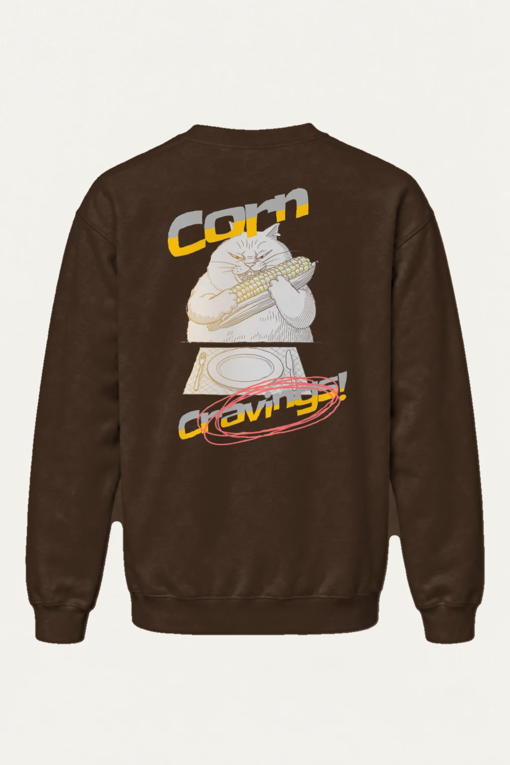 "Corn Craving" Heavy Blend Unisex Crewneck Sweatshirt | Gildan 18000