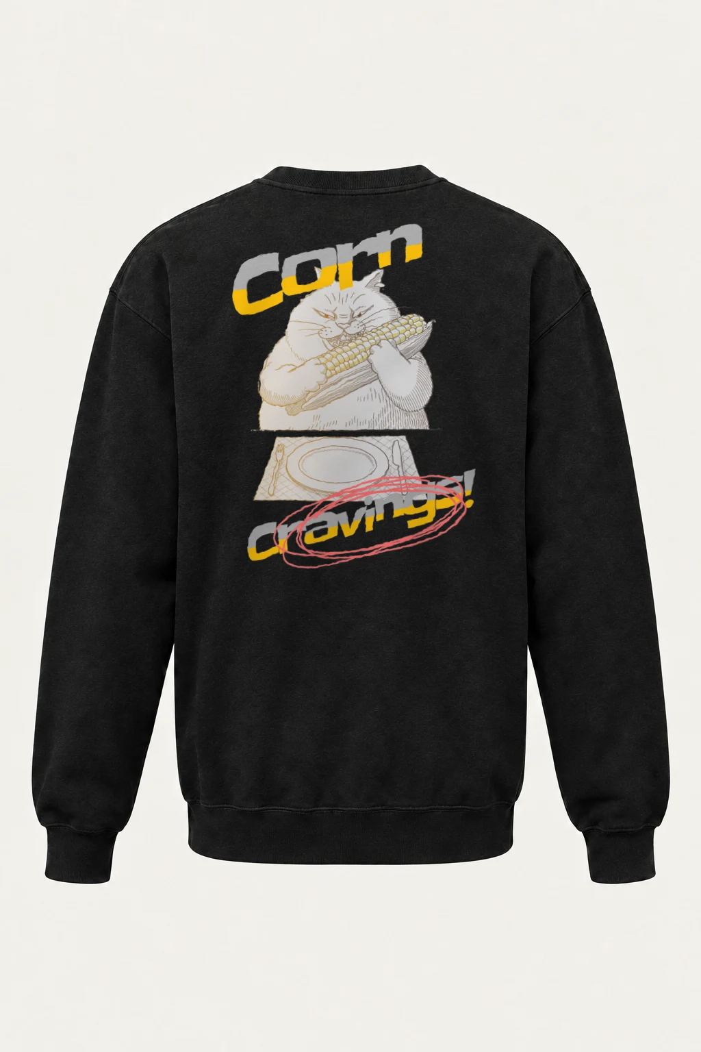 "Corn Craving" Heavy Blend Unisex Crewneck Sweatshirt | Gildan 18000