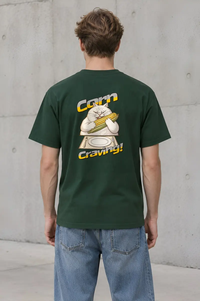 "Corn Craving" Heavyweight Unisex Crewneck T-shirt