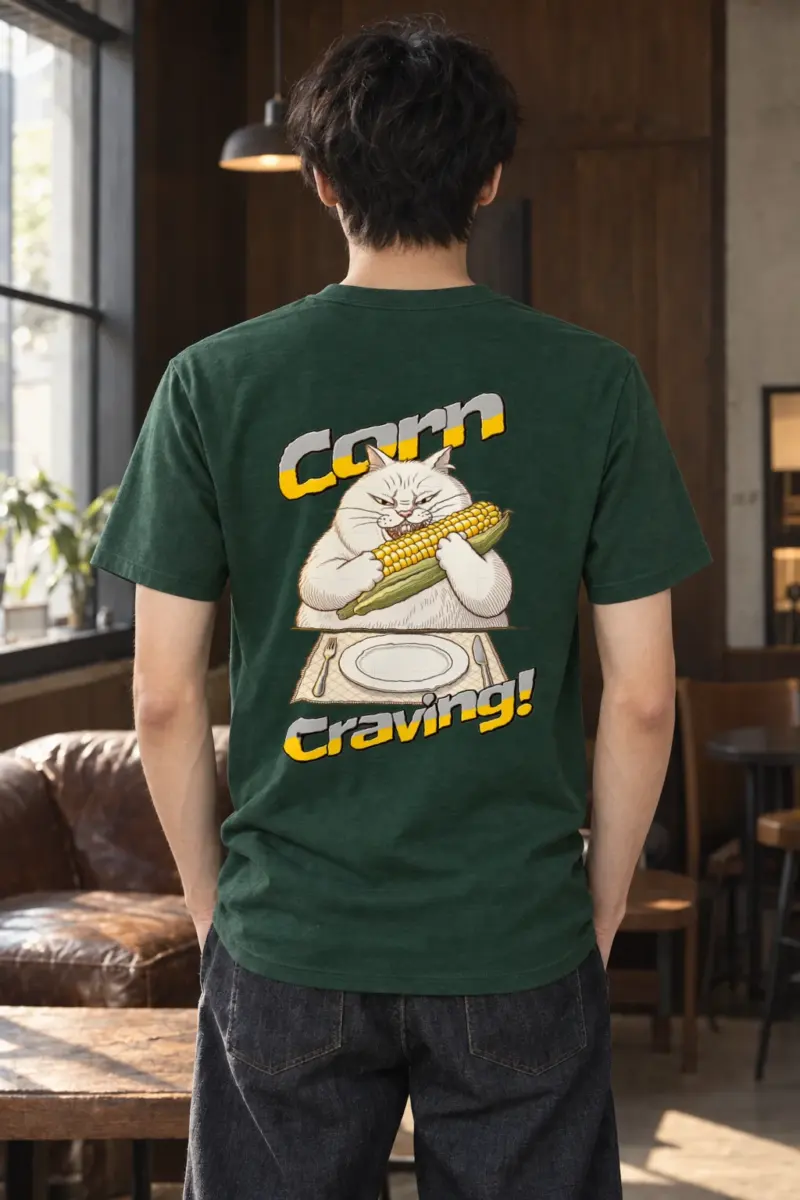 "Corn Craving" Heavyweight Unisex Crewneck T-shirt