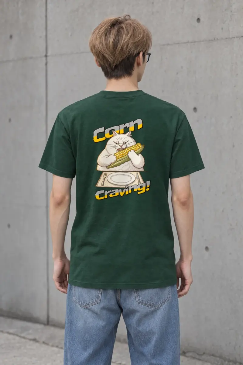 "Corn Craving" Heavyweight Unisex Crewneck T-shirt
