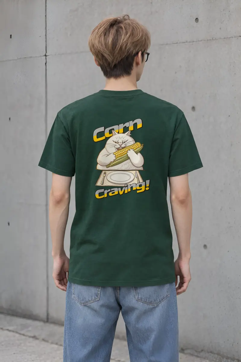 "Corn Craving" Heavyweight Unisex Crewneck T-shirt