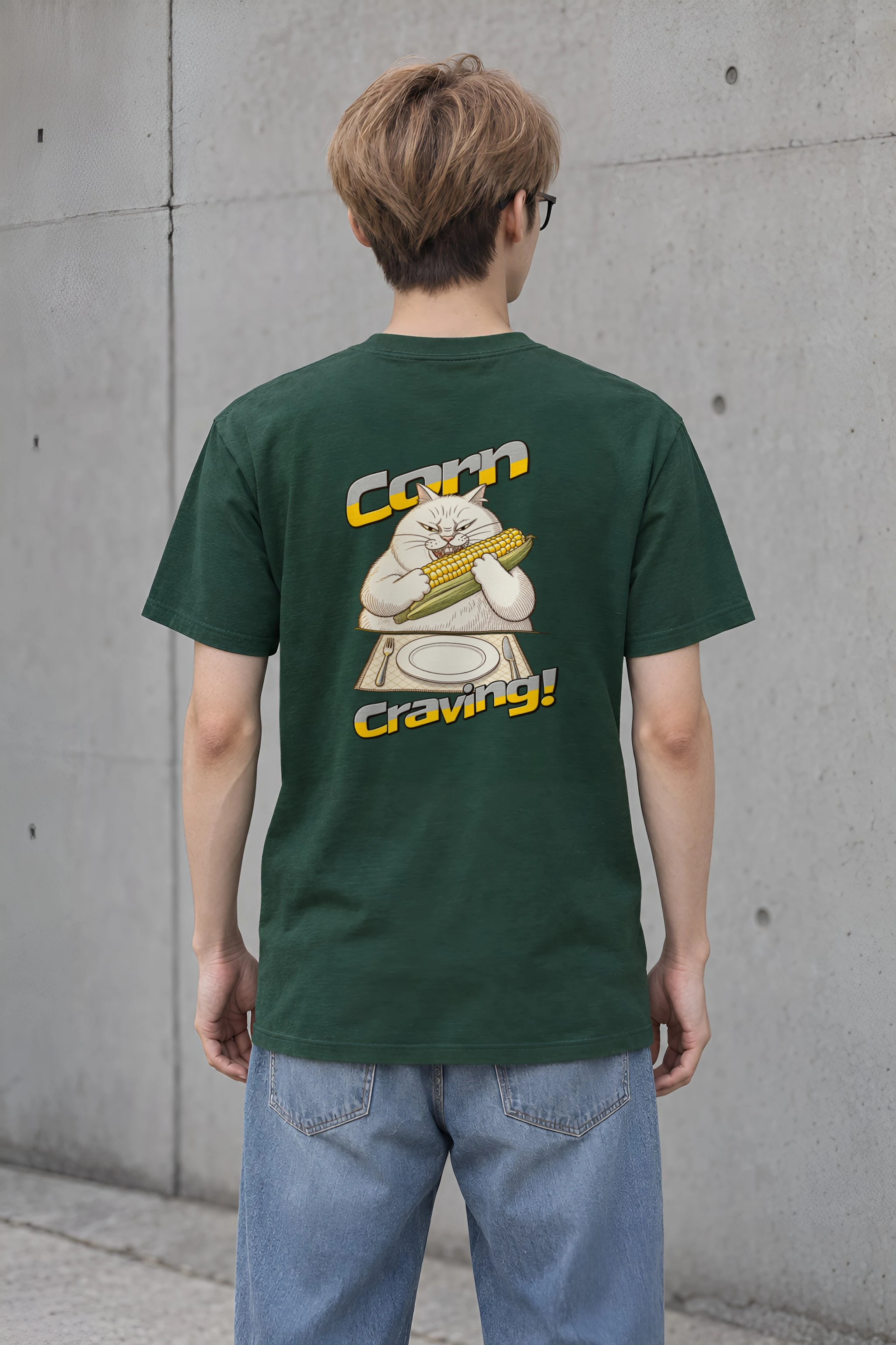 "Corn Craving" Heavyweight Unisex Crewneck T-shirt