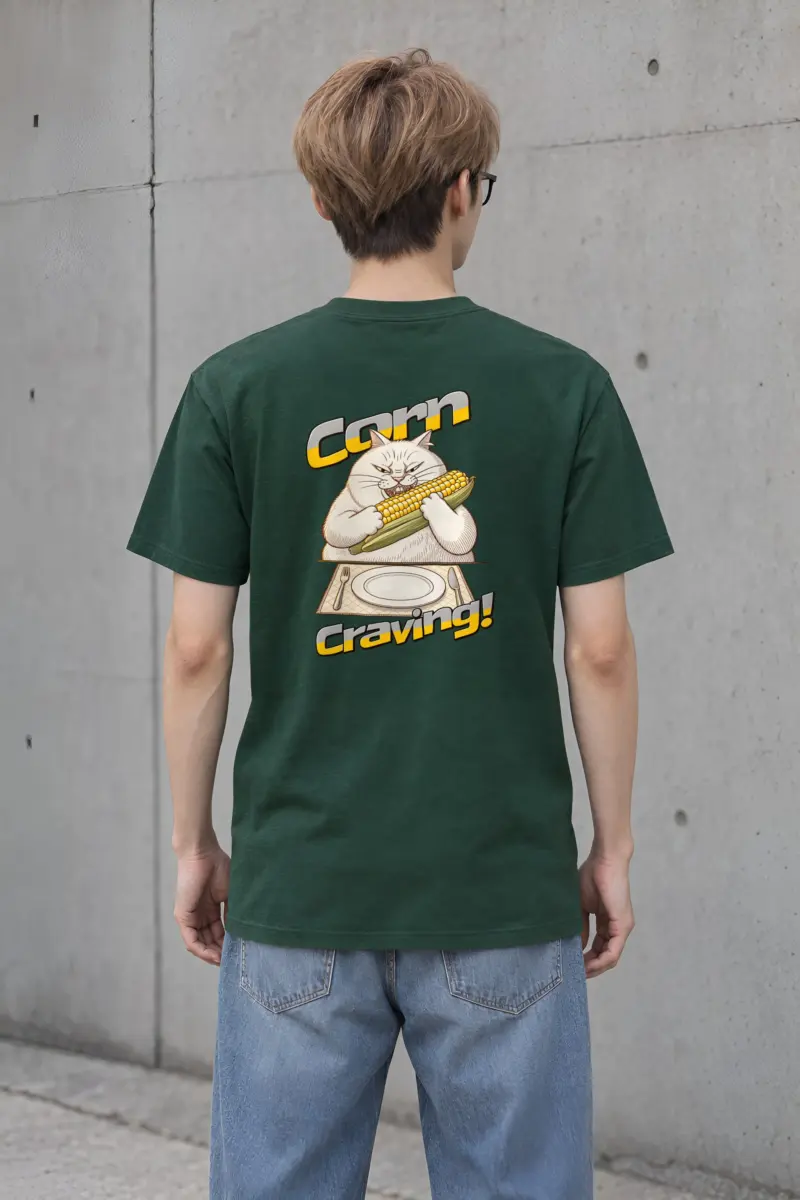 "Corn Craving" Heavyweight Unisex Crewneck T-shirt