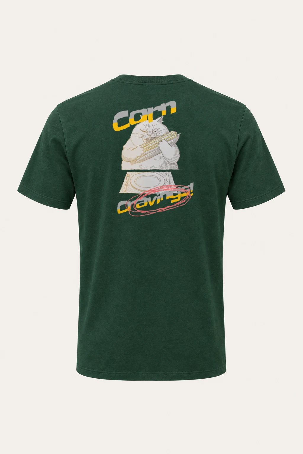 "Corn Craving" Heavyweight Unisex Crewneck T-shirt | Gildan 5000
