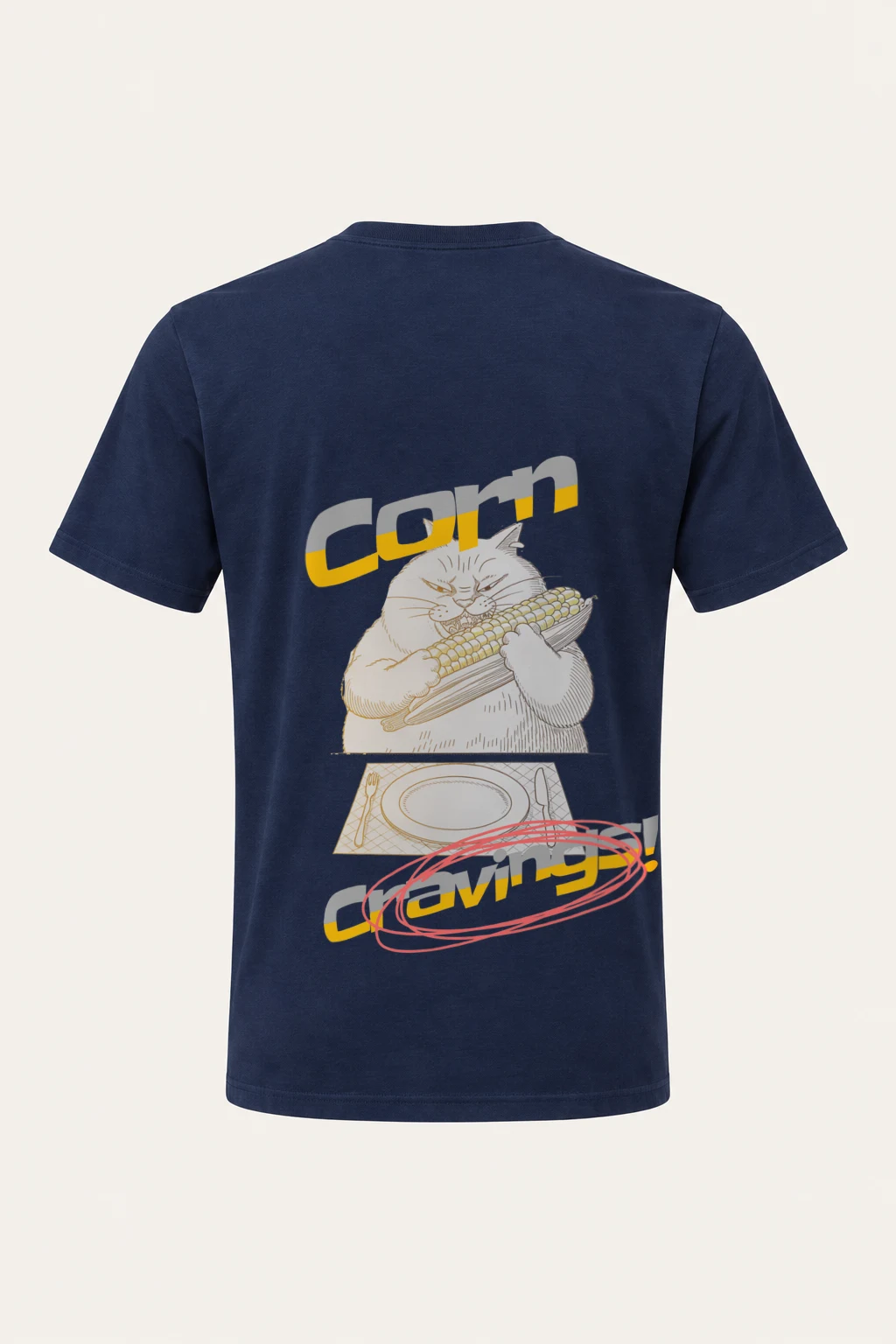 "Corn Craving" Heavyweight Unisex Crewneck T-shirt | Gildan 5000