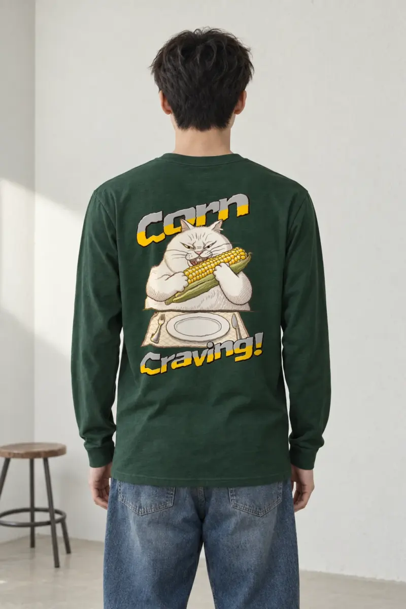 "Corn Craving" Unisex Longsleeve T-shirt | Gildan 2400