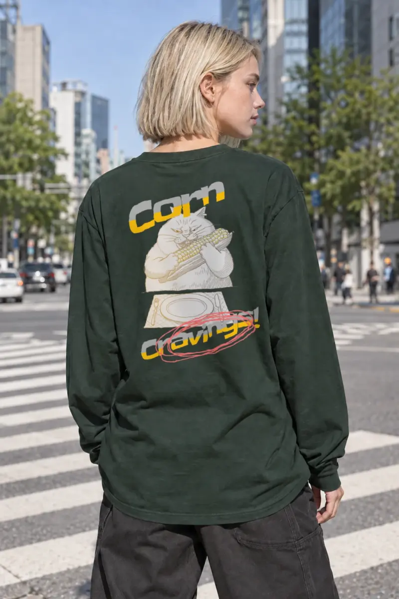 “Corn Craving” Unisex Longsleeve T-shirt | Gildan 2400