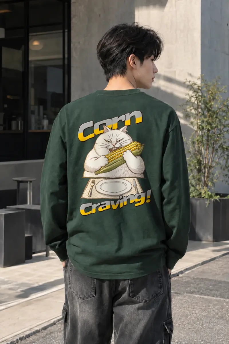 "Corn Craving" Unisex Longsleeve T-shirt | Gildan 2400