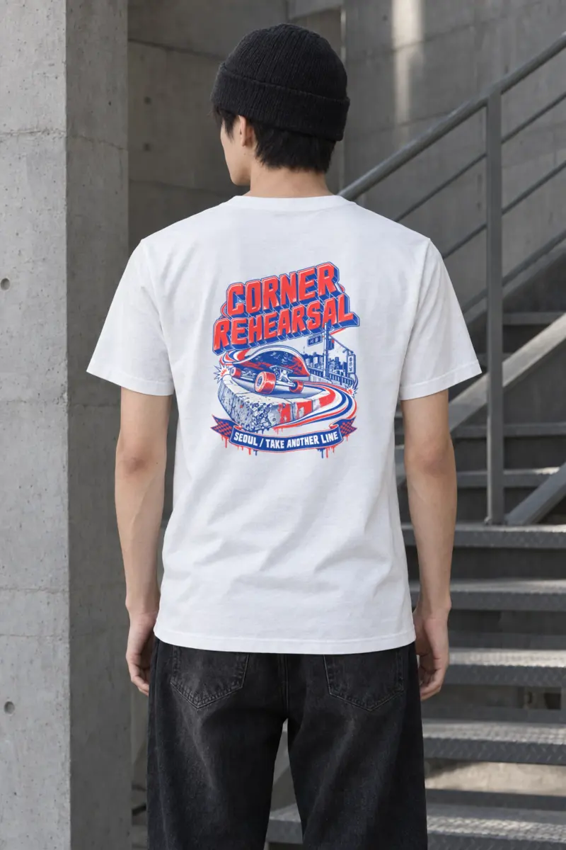 "Corner Rehearsal" Heavyweight Unisex Crewneck T-shirt