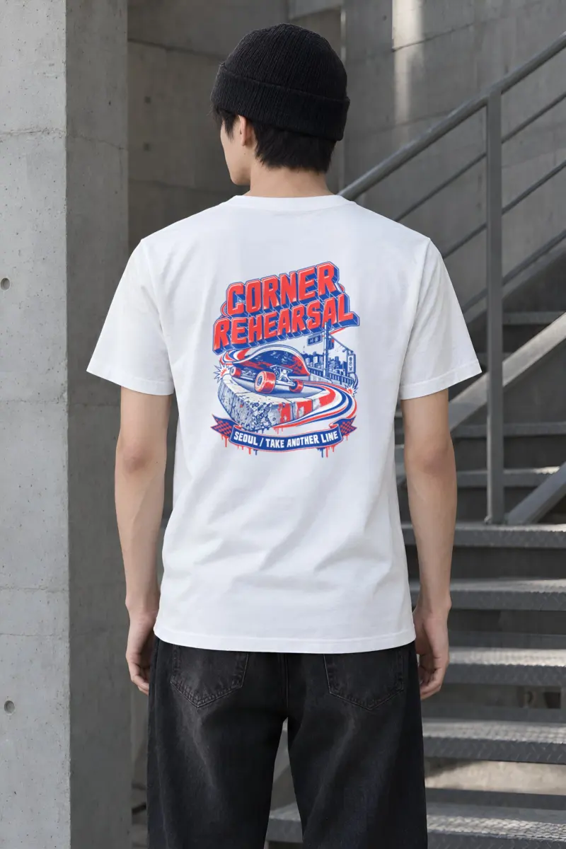 "Corner Rehearsal" Heavyweight Unisex Crewneck T-shirt