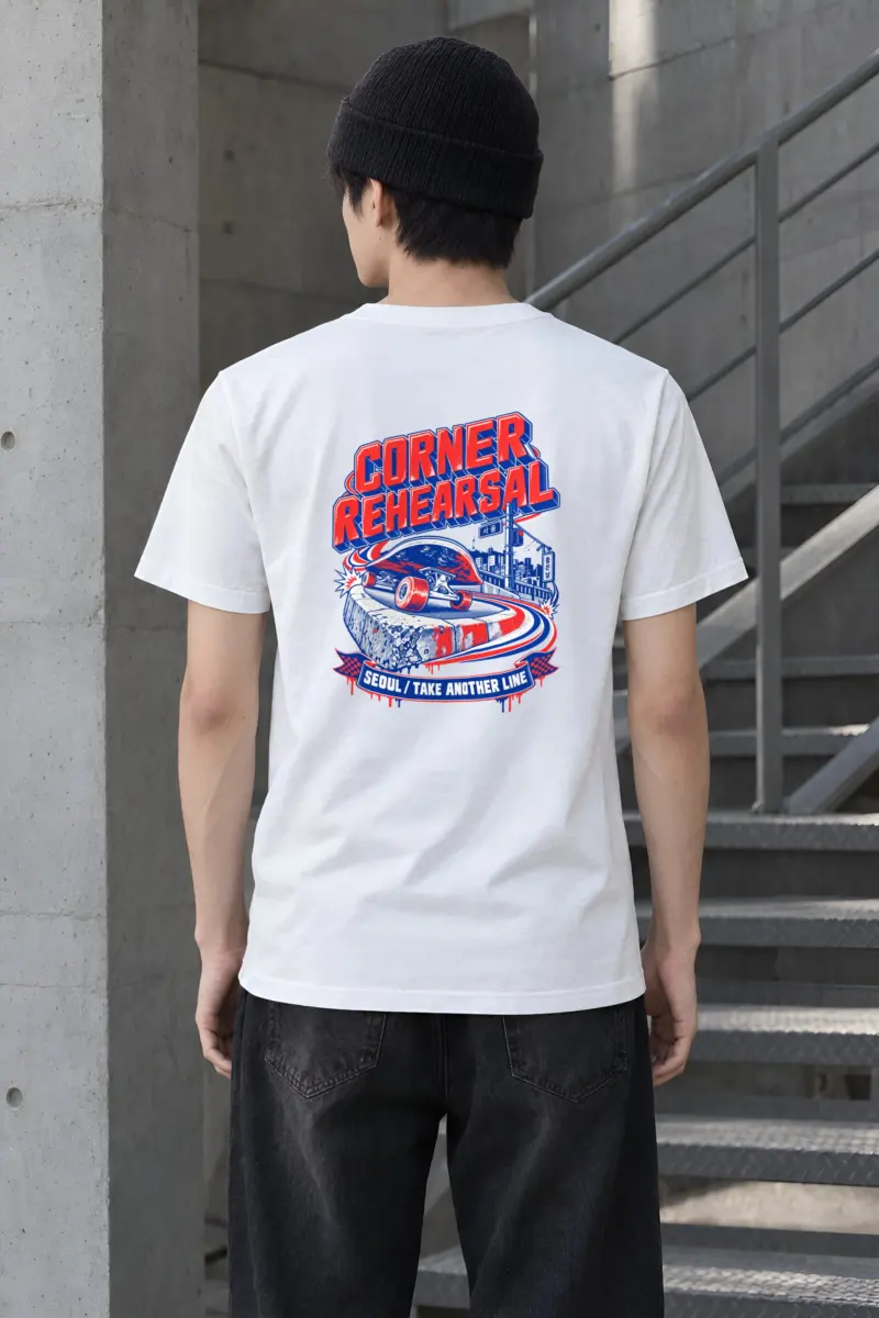 "Corner Rehearsal" Heavyweight Unisex Crewneck T-shirt