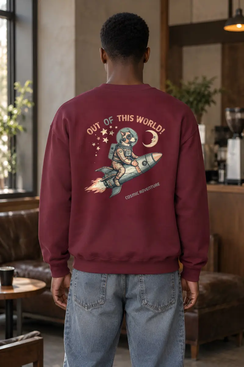 "Cosmic Adventure" Heavy Blend Unisex Crewneck Sweatshirt