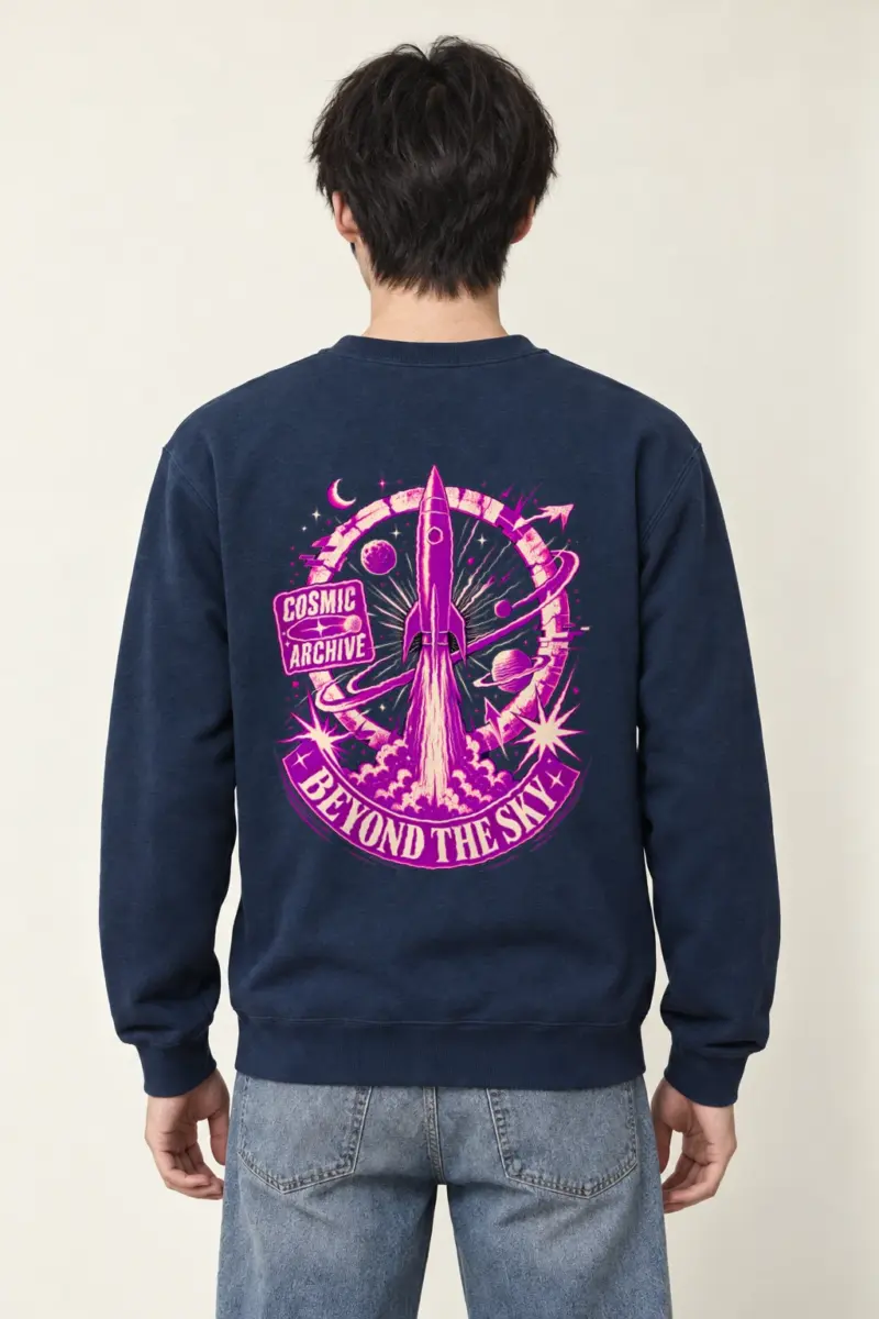 "Cosmic Archive" Heavy Blend Unisex Crewneck Sweatshirt