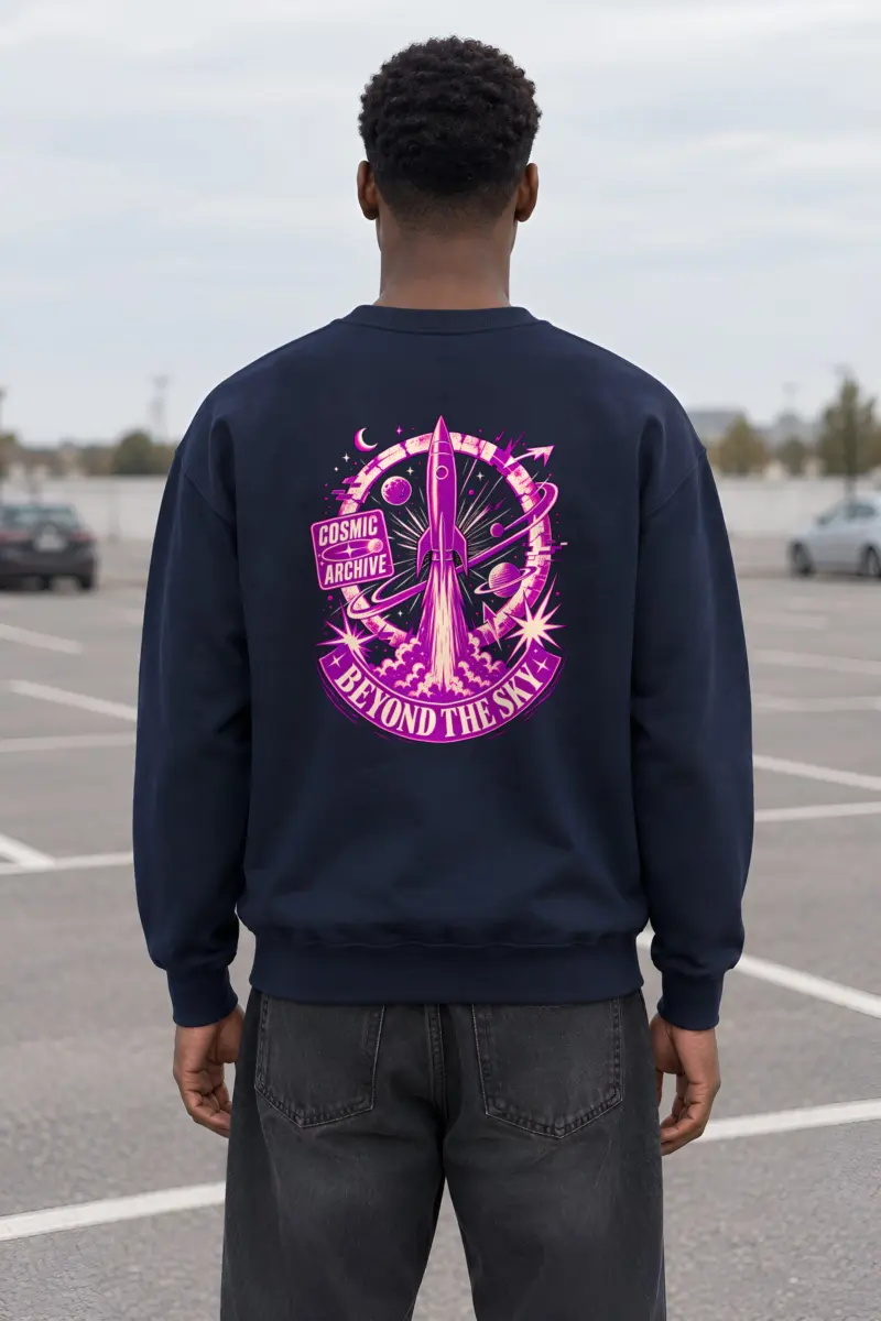 "Cosmic Archive" Heavy Blend Unisex Crewneck Sweatshirt