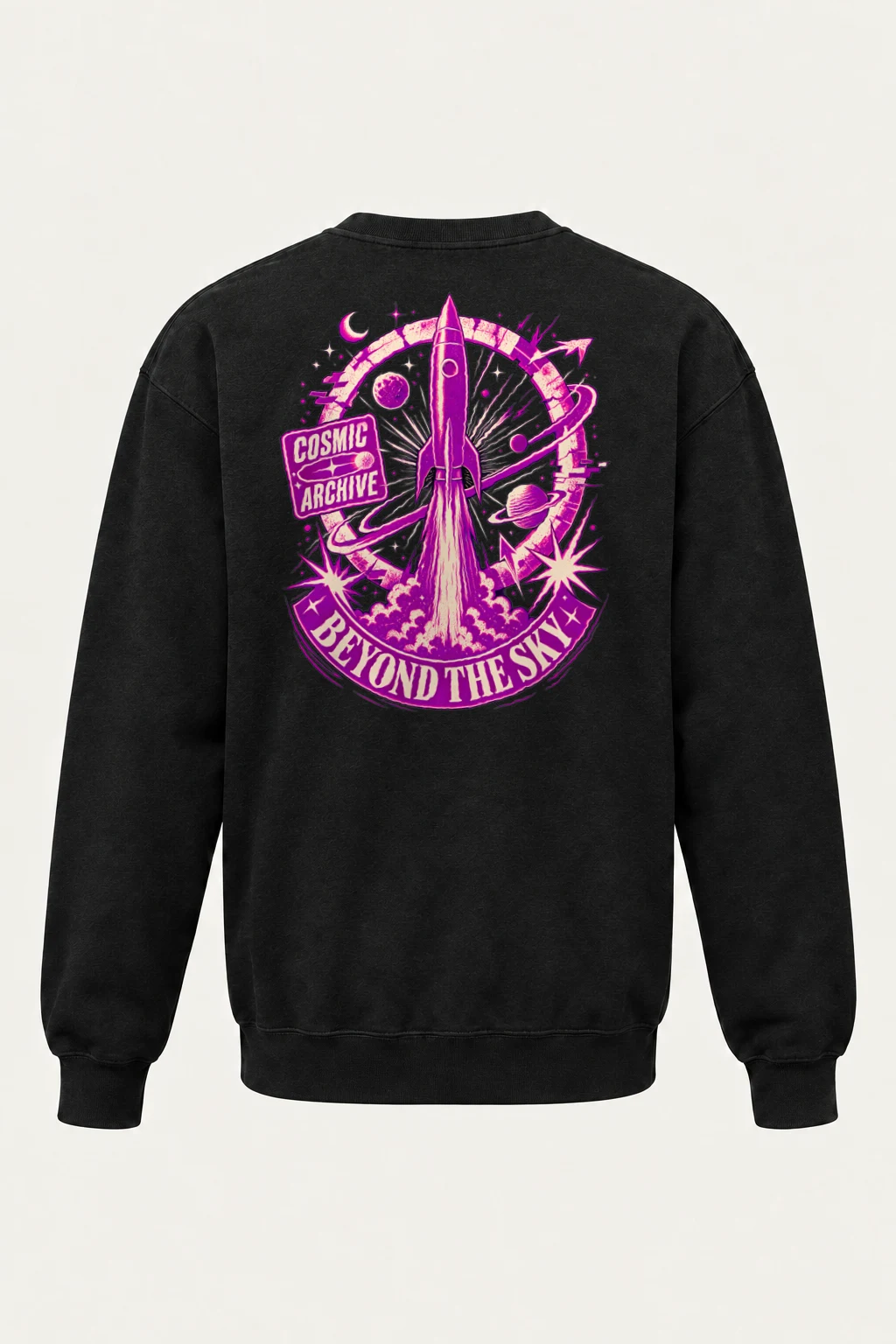 "Cosmic Archive" Heavy Blend Unisex Crewneck Sweatshirt | Gildan 18000